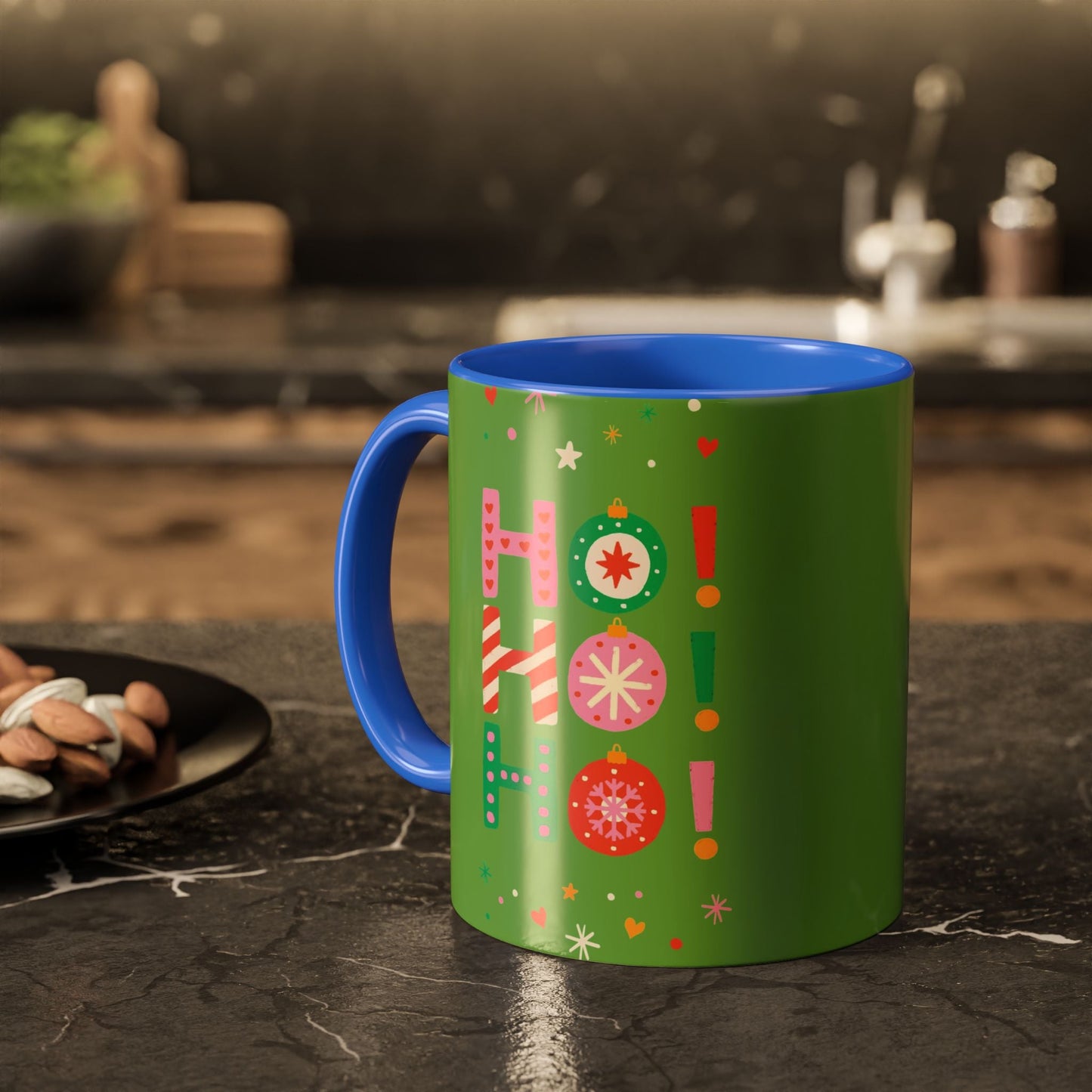 Festive Holiday Mug - Perfect for Christmas, Gift for Coffee Lovers & Cheerful Decor, Ho Ho Ho Design, 11oz & 15oz - Metamorphosis Creations