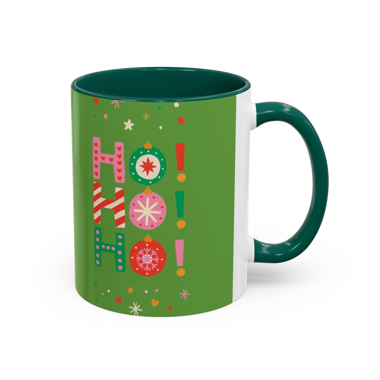 Festive Holiday Mug - Perfect for Christmas, Gift for Coffee Lovers & Cheerful Decor, Ho Ho Ho Design, 11oz & 15oz - Metamorphosis Creations
