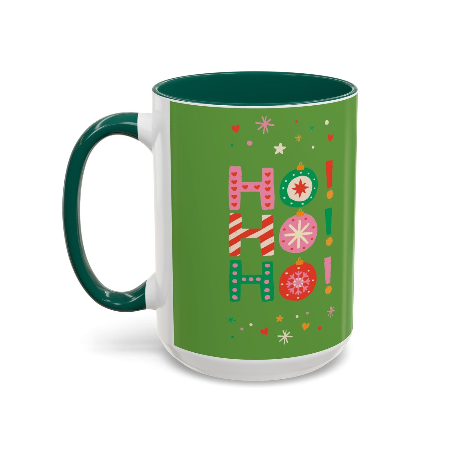 Festive Holiday Mug - Perfect for Christmas, Gift for Coffee Lovers & Cheerful Decor, Ho Ho Ho Design, 11oz & 15oz - Metamorphosis Creations