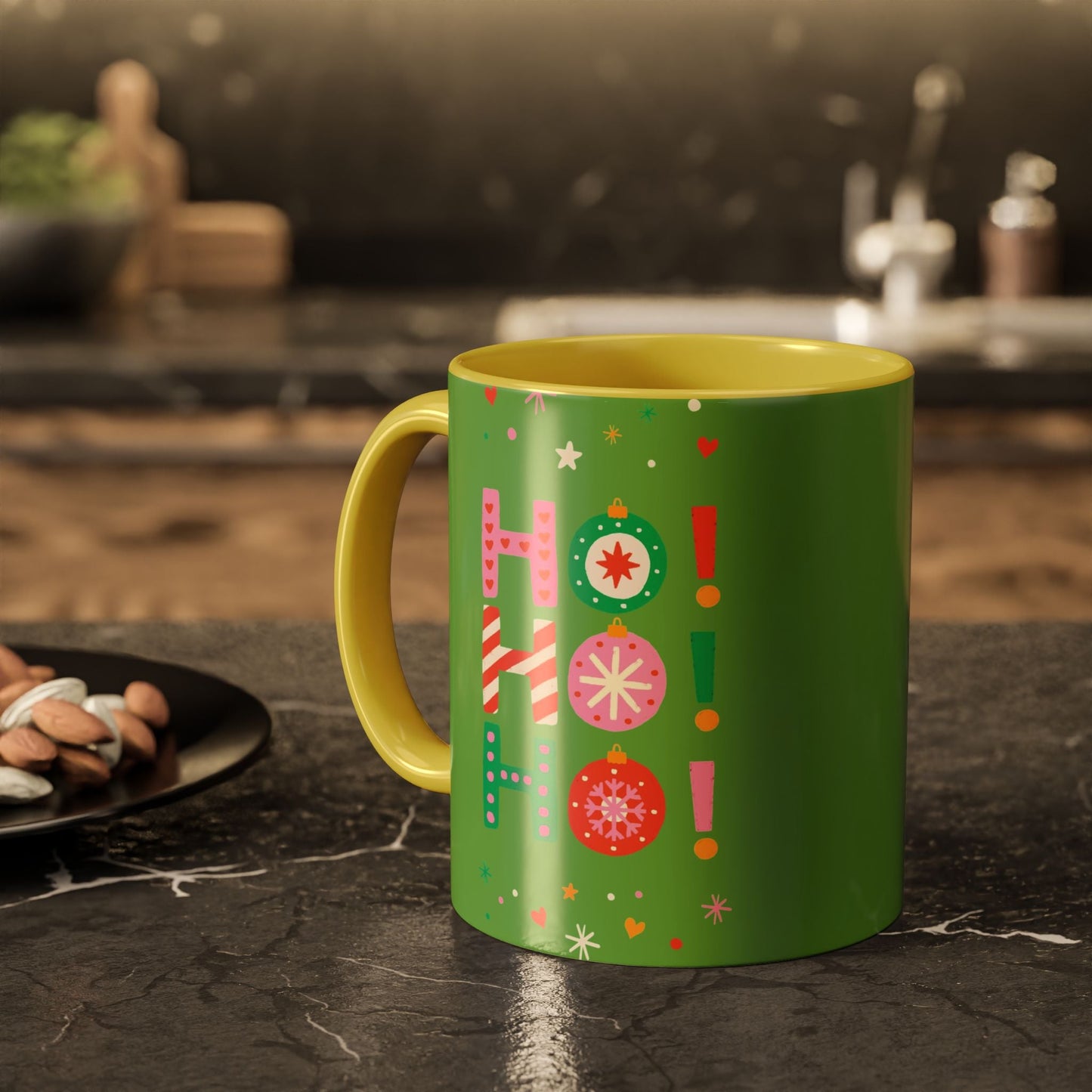 Festive Holiday Mug - Perfect for Christmas, Gift for Coffee Lovers & Cheerful Decor, Ho Ho Ho Design, 11oz & 15oz - Metamorphosis Creations