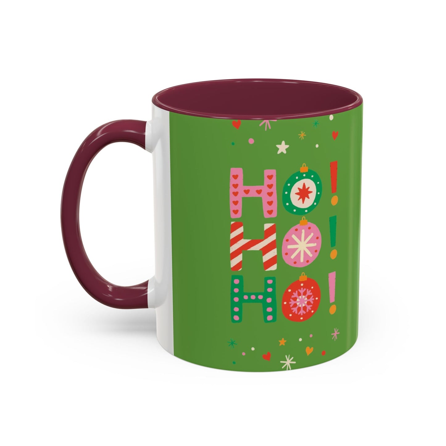 Festive Holiday Mug - Perfect for Christmas, Gift for Coffee Lovers & Cheerful Decor, Ho Ho Ho Design, 11oz & 15oz - Metamorphosis Creations