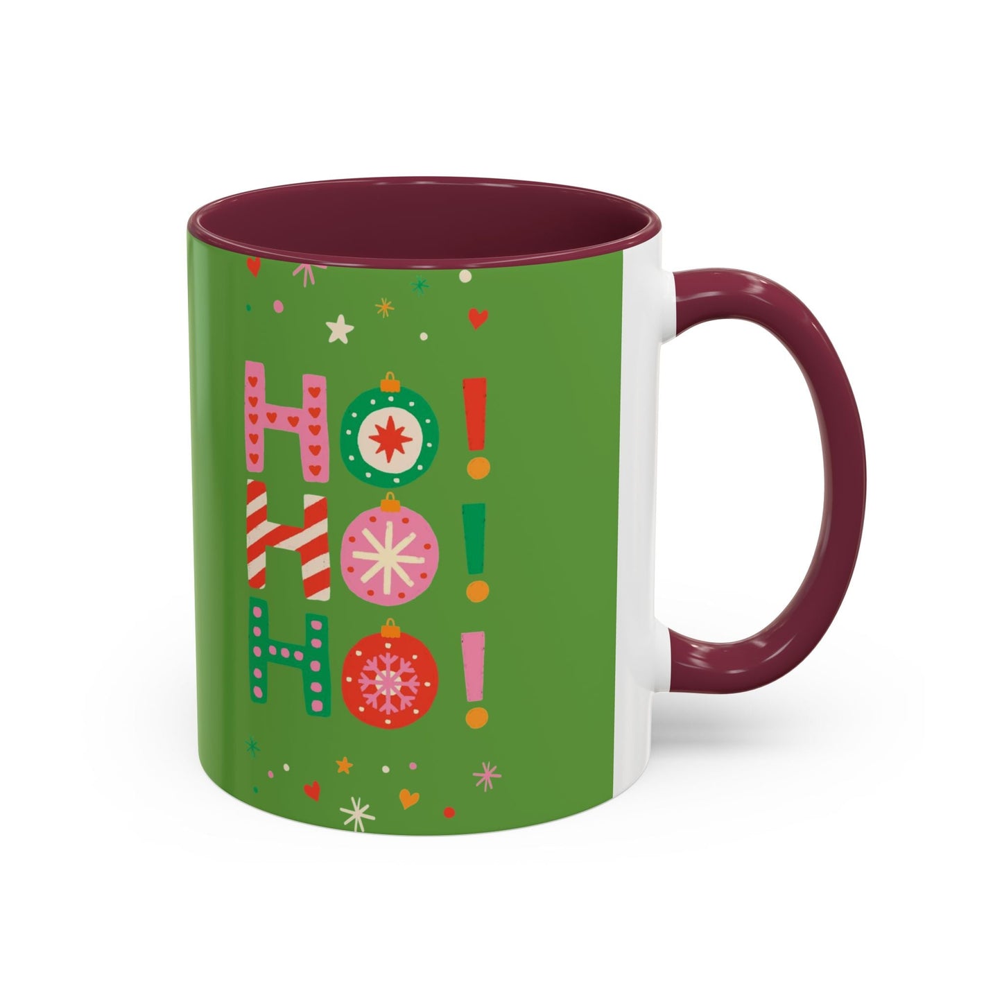 Festive Holiday Mug - Perfect for Christmas, Gift for Coffee Lovers & Cheerful Decor, Ho Ho Ho Design, 11oz & 15oz - Metamorphosis Creations