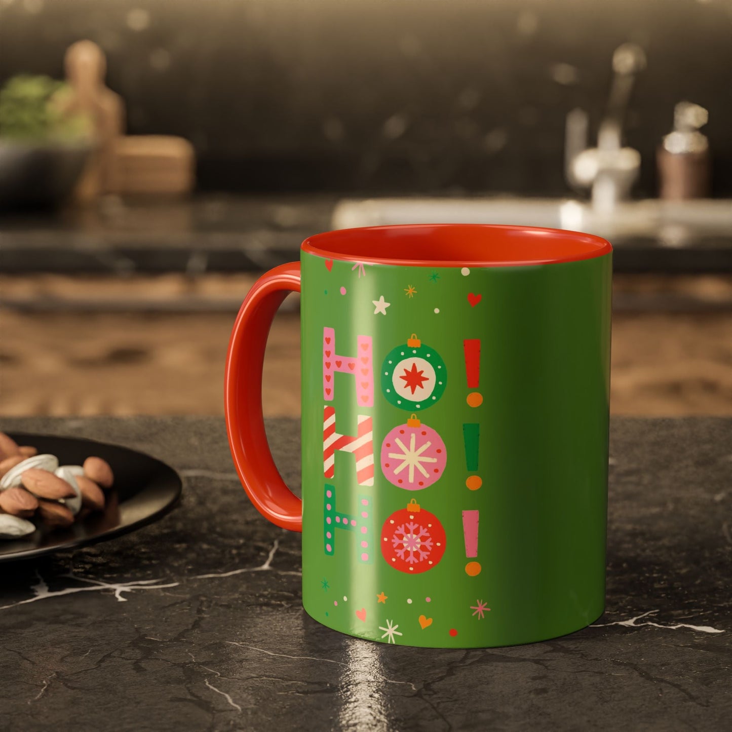 Festive Holiday Mug - Perfect for Christmas, Gift for Coffee Lovers & Cheerful Decor, Ho Ho Ho Design, 11oz & 15oz - Metamorphosis Creations