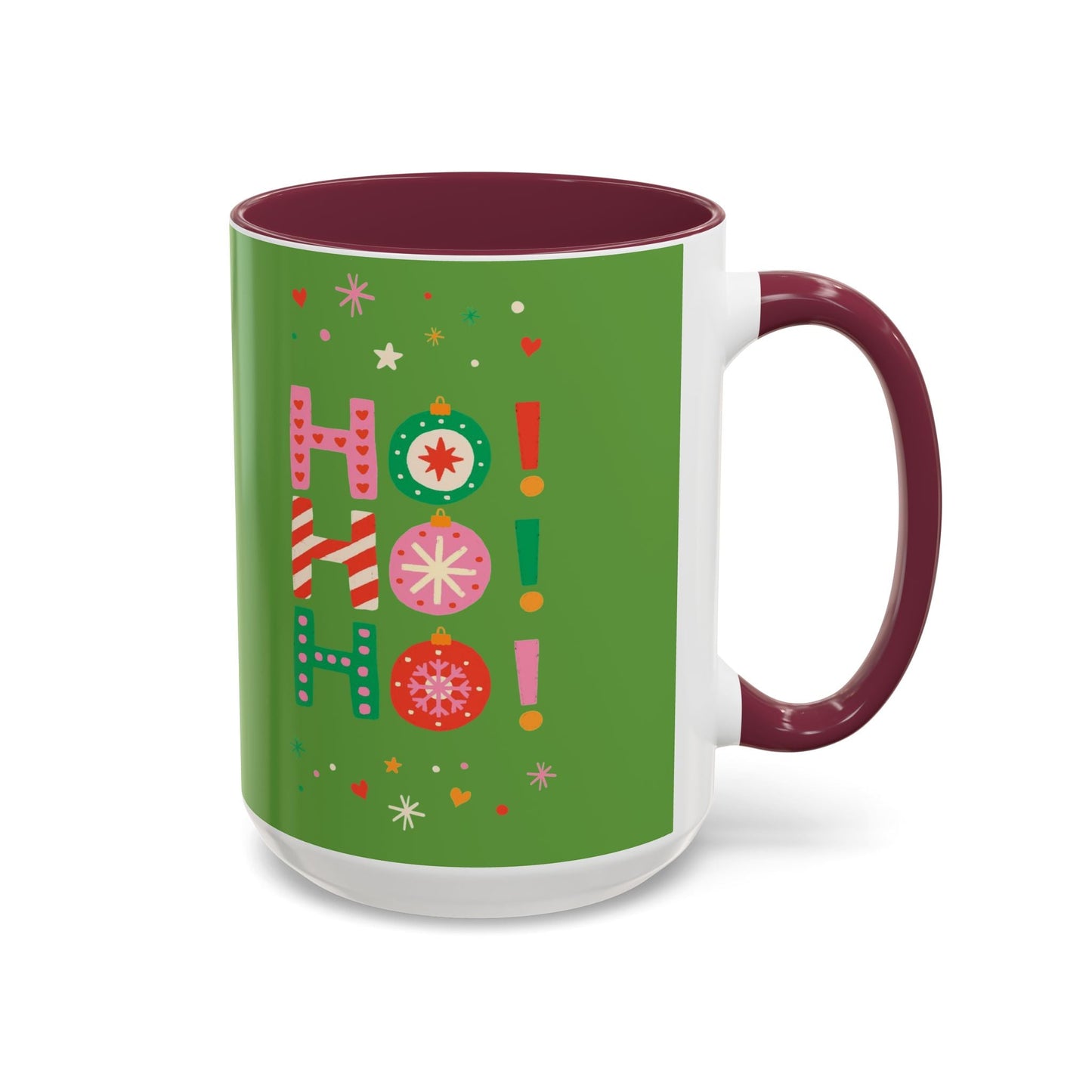 Festive Holiday Mug - Perfect for Christmas, Gift for Coffee Lovers & Cheerful Decor, Ho Ho Ho Design, 11oz & 15oz - Metamorphosis Creations