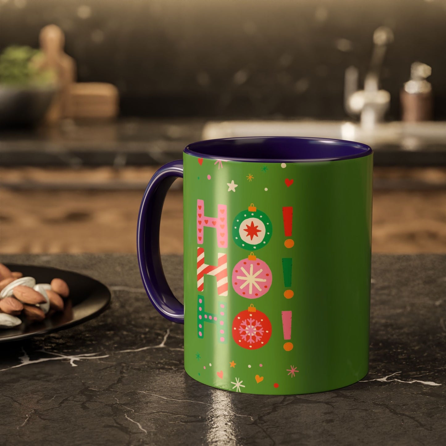 Festive Holiday Mug - Perfect for Christmas, Gift for Coffee Lovers & Cheerful Decor, Ho Ho Ho Design, 11oz & 15oz - Metamorphosis Creations