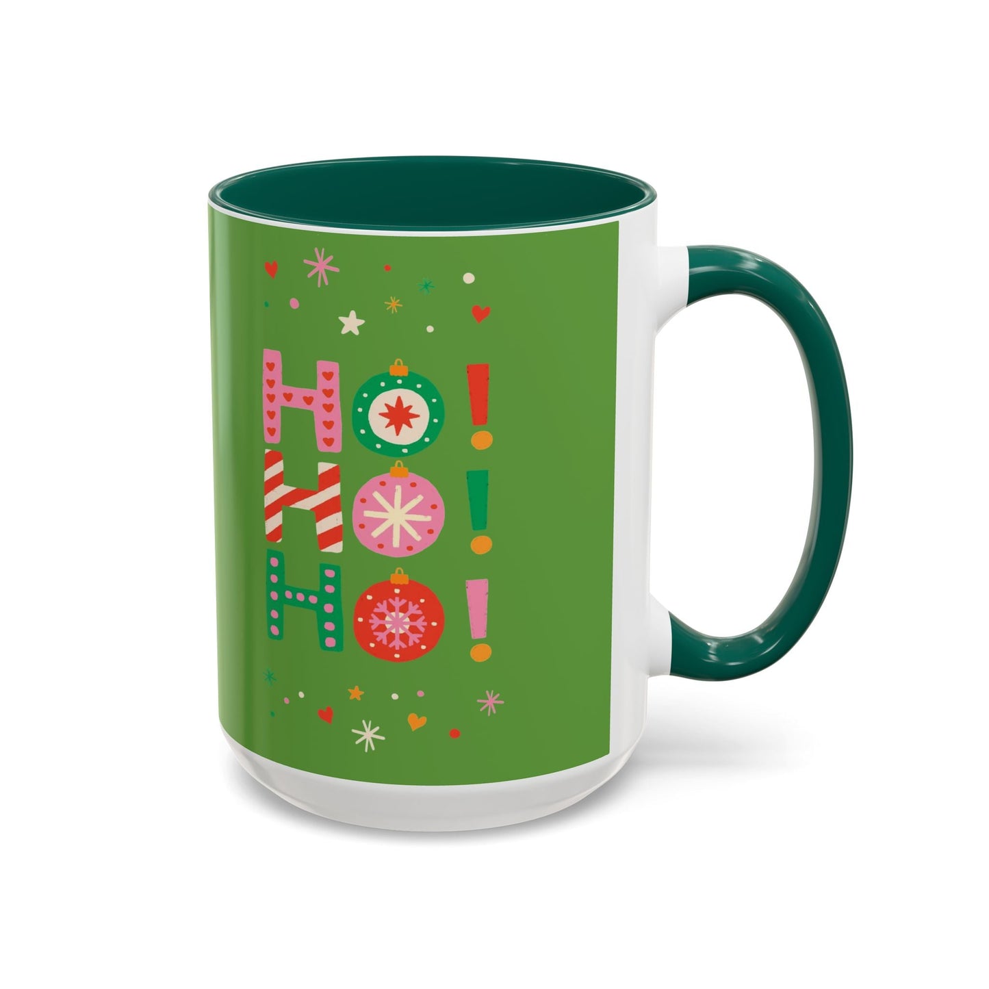 Festive Holiday Mug - Perfect for Christmas, Gift for Coffee Lovers & Cheerful Decor, Ho Ho Ho Design, 11oz & 15oz - Metamorphosis Creations