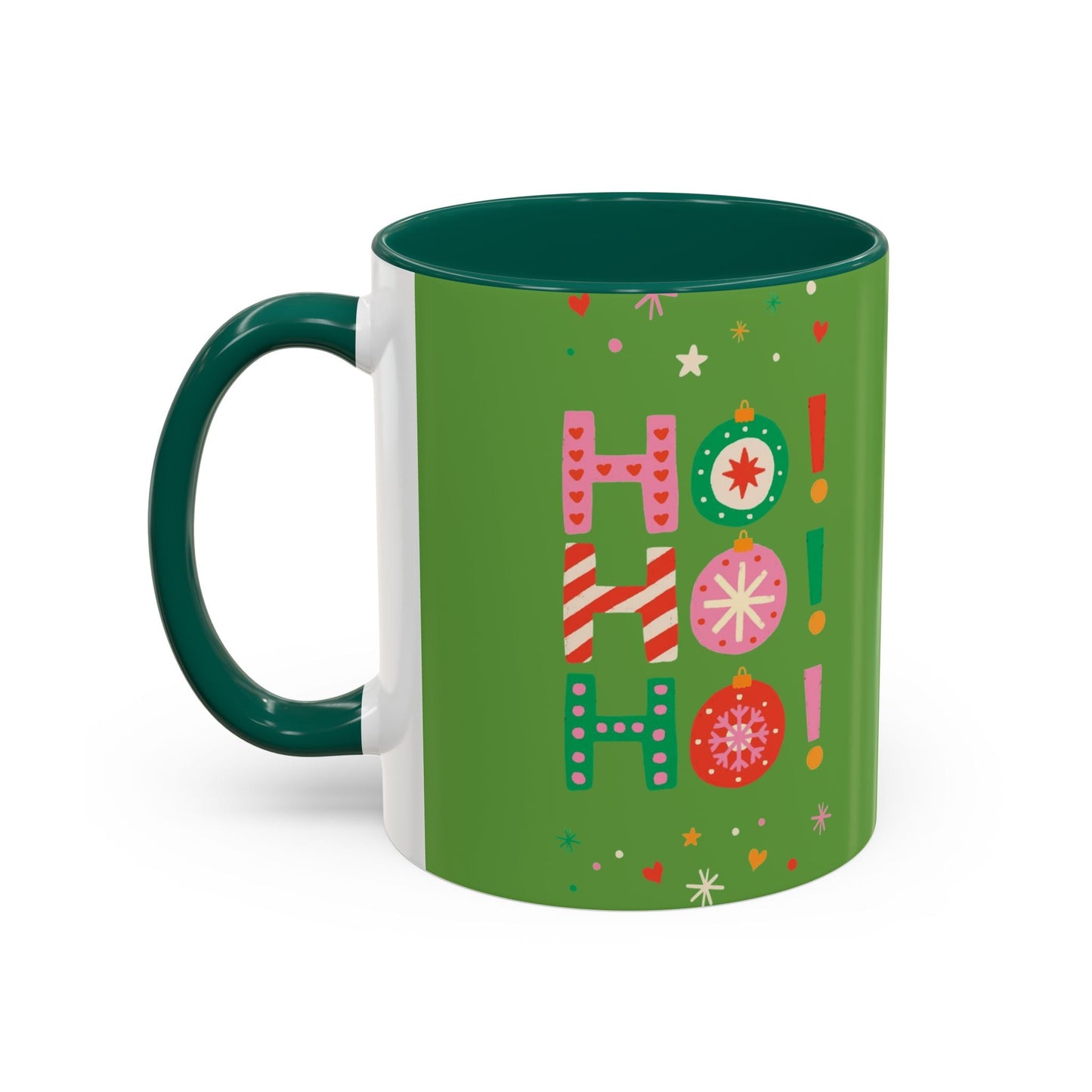 Festive Holiday Mug - Perfect for Christmas, Gift for Coffee Lovers & Cheerful Decor, Ho Ho Ho Design, 11oz & 15oz - Metamorphosis Creations