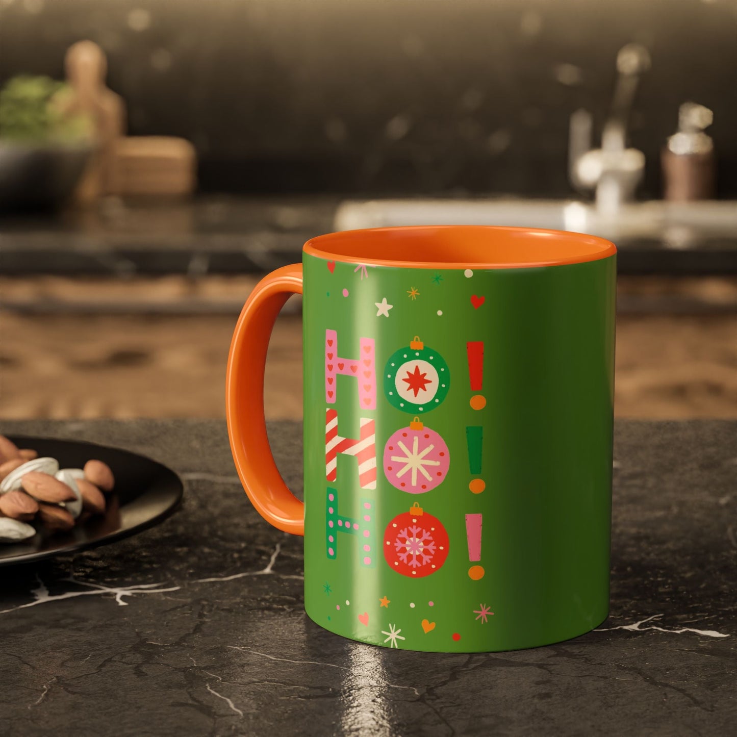 Festive Holiday Mug - Perfect for Christmas, Gift for Coffee Lovers & Cheerful Decor, Ho Ho Ho Design, 11oz & 15oz - Metamorphosis Creations