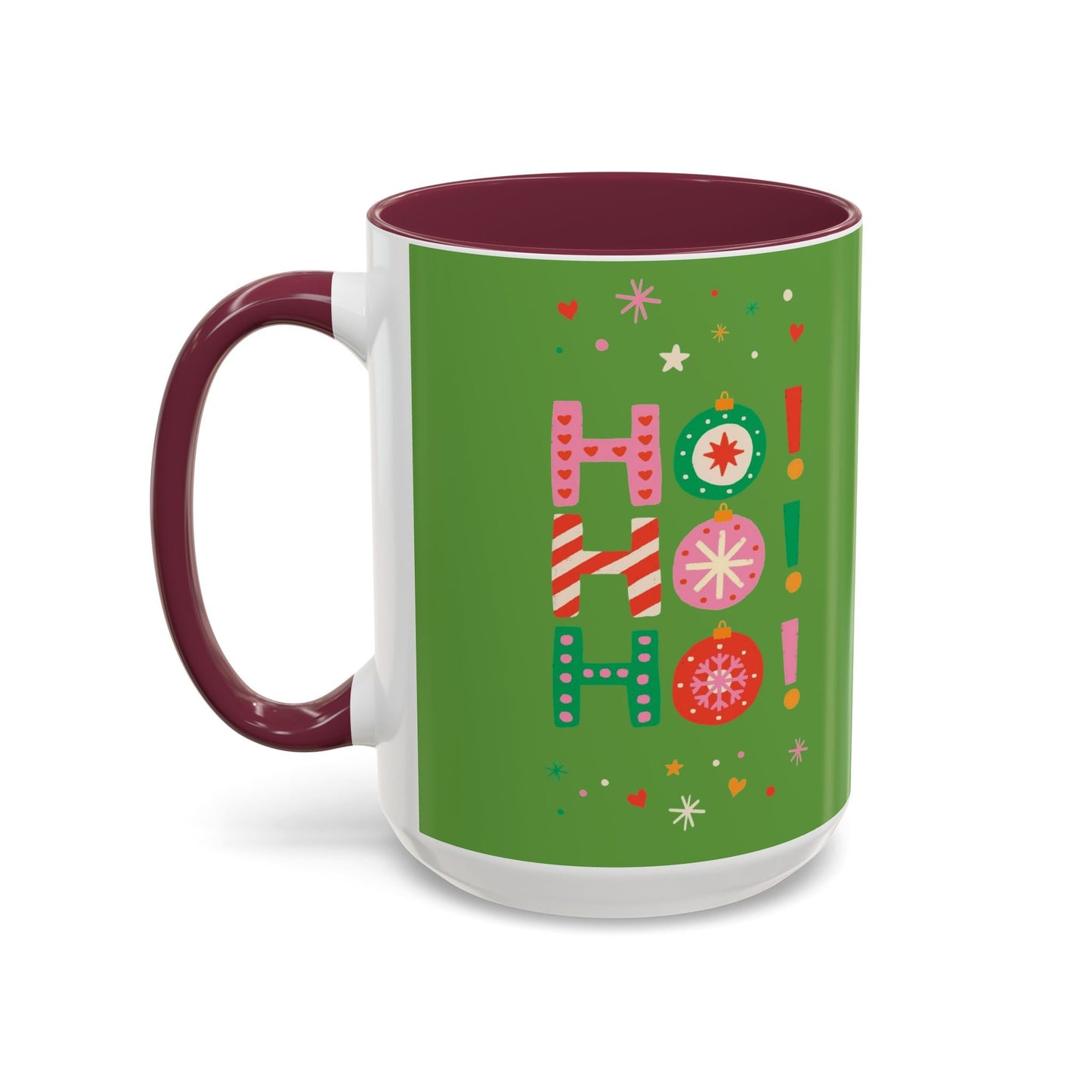 Festive Holiday Mug - Perfect for Christmas, Gift for Coffee Lovers & Cheerful Decor, Ho Ho Ho Design, 11oz & 15oz - Metamorphosis Creations
