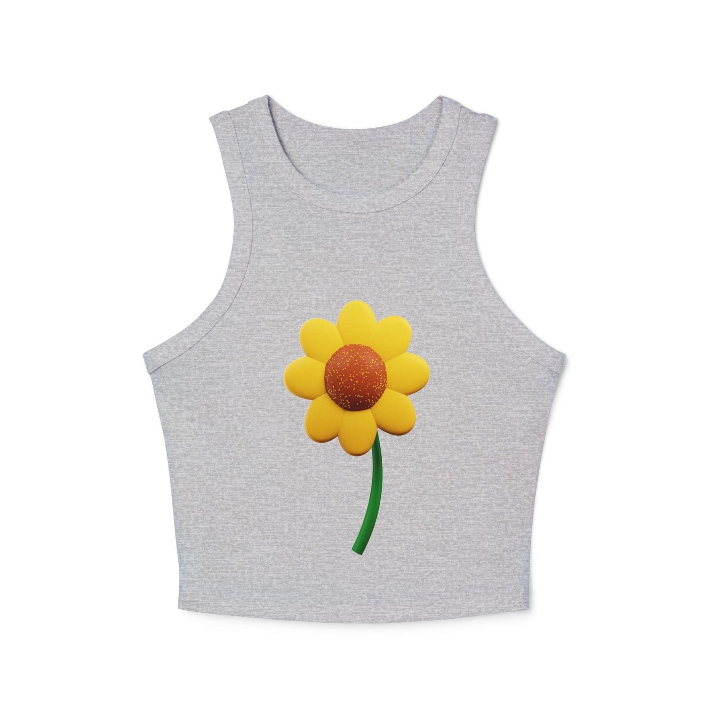 Floral Racer Tank Top Summer Top Women’s Flower Shirt Festival Outfit Top Boho - Metamorphosis Creations