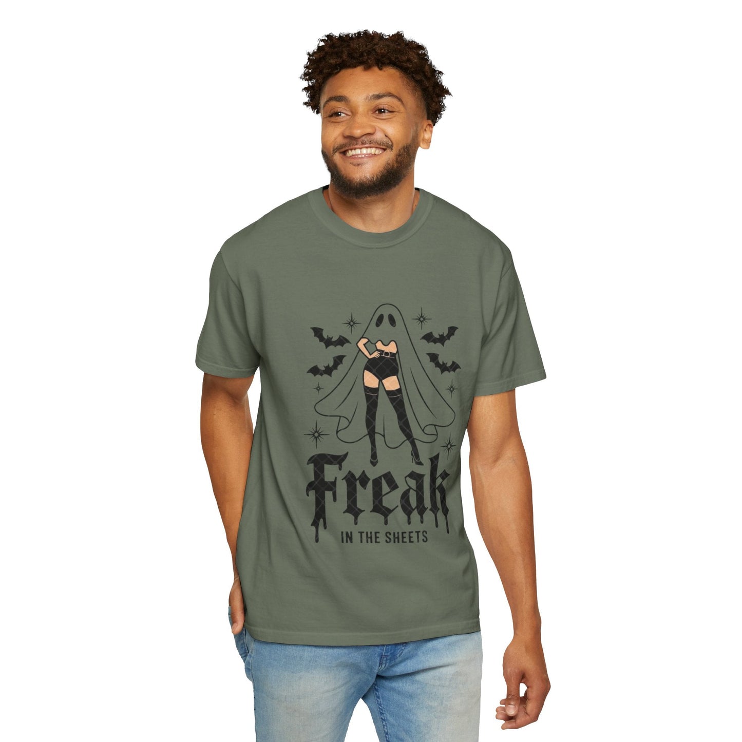 Freaky Halloween Unisex T-Shirt | Spooky Vibes, Ghost Design, Fall Fashion, Halloween Party, Gift for Her - Metamorphosis Creations