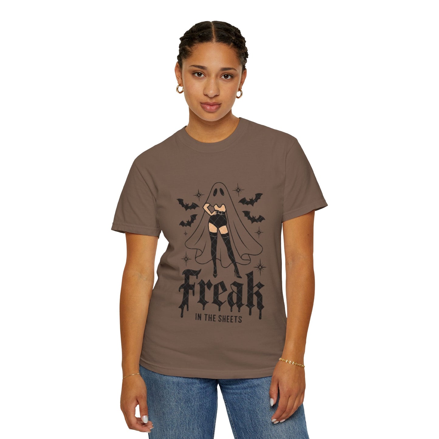 Freaky Halloween Unisex T-Shirt | Spooky Vibes, Ghost Design, Fall Fashion, Halloween Party, Gift for Her - Metamorphosis Creations