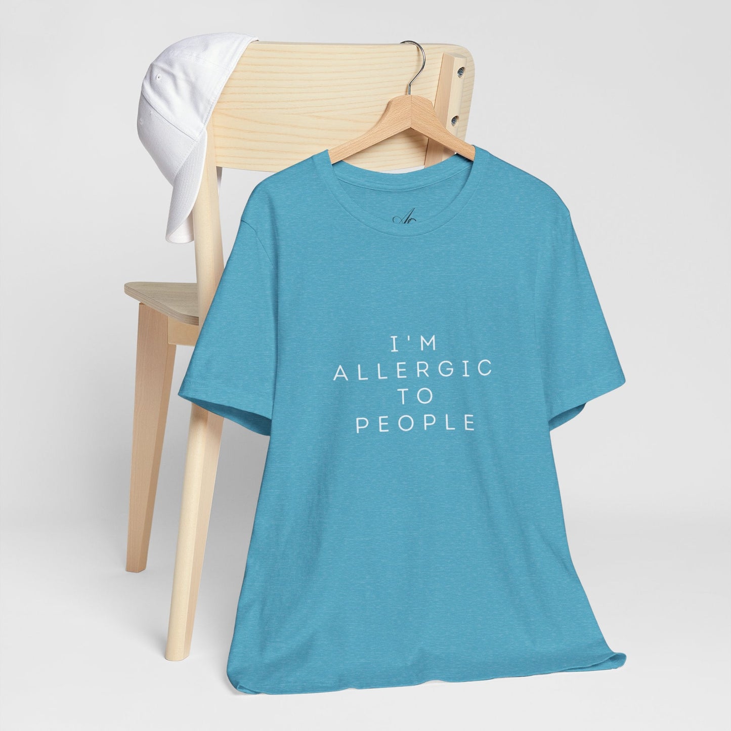 Funny Graphic Tee, Unisex Allergy Humor Shirt, Introvert Gift, Casual Wear, Quirky T-Shirt - Metamorphosis Creations