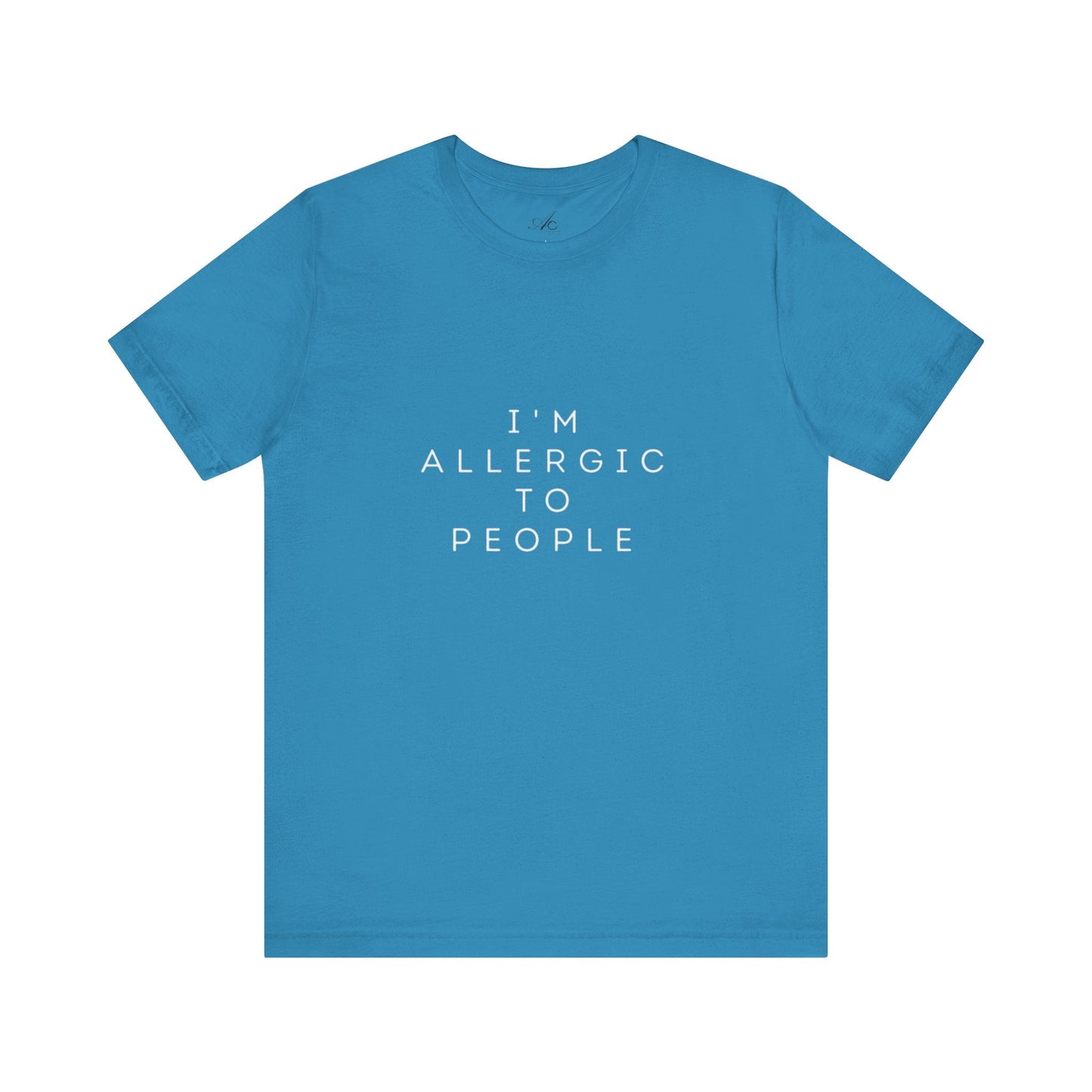 Funny Graphic Tee, Unisex Allergy Humor Shirt, Introvert Gift, Casual Wear, Quirky T-Shirt - Metamorphosis Creations