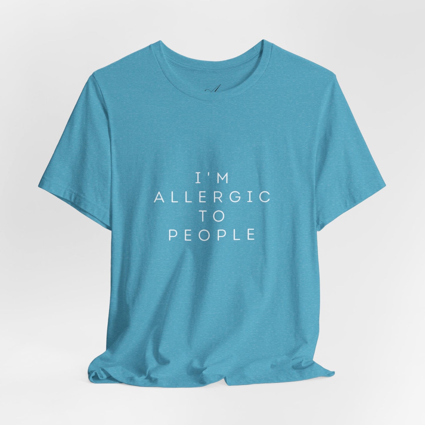 Funny Graphic Tee, Unisex Allergy Humor Shirt, Introvert Gift, Casual Wear, Quirky T-Shirt - Metamorphosis Creations