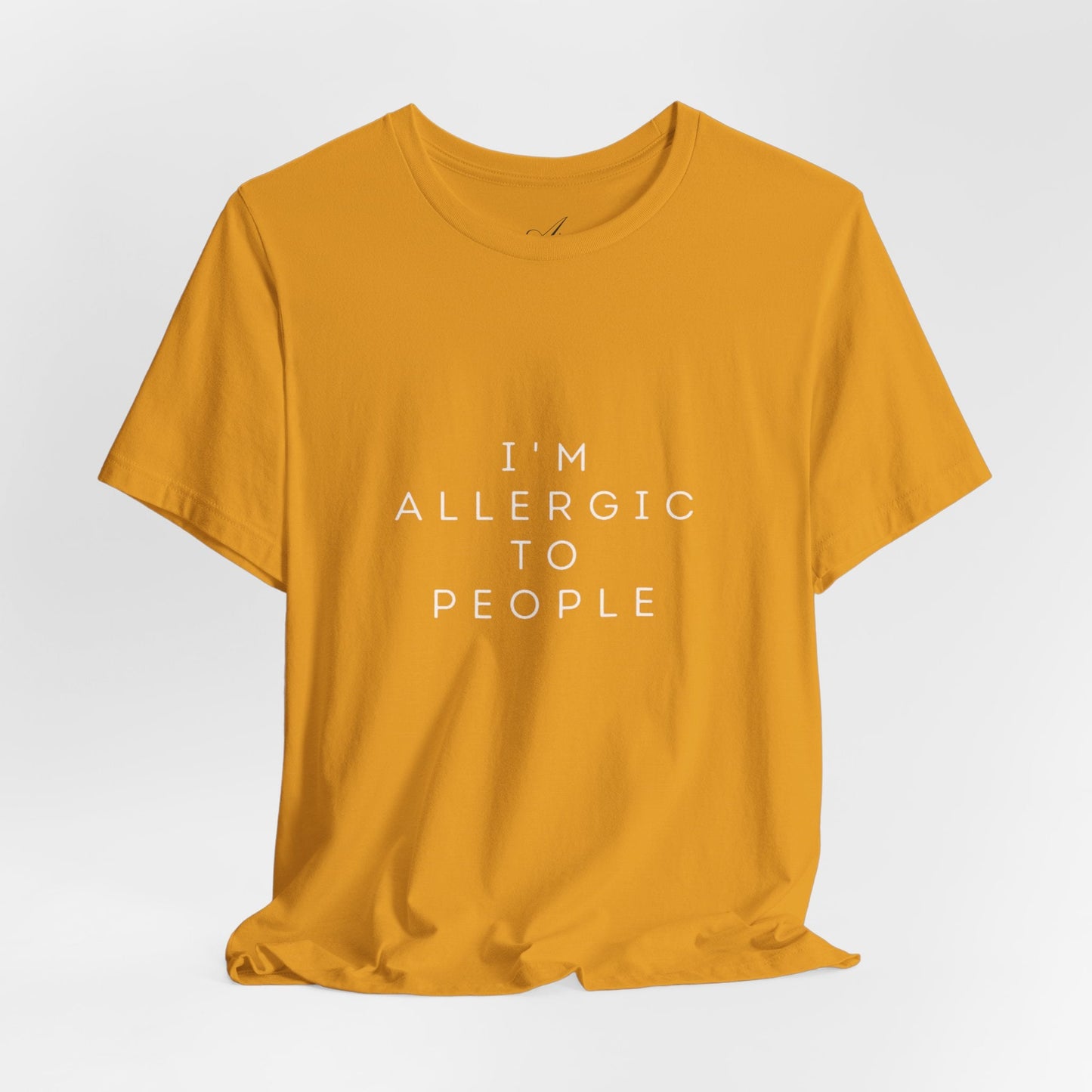Funny Graphic Tee, Unisex Allergy Humor Shirt, Introvert Gift, Casual Wear, Quirky T-Shirt - Metamorphosis Creations