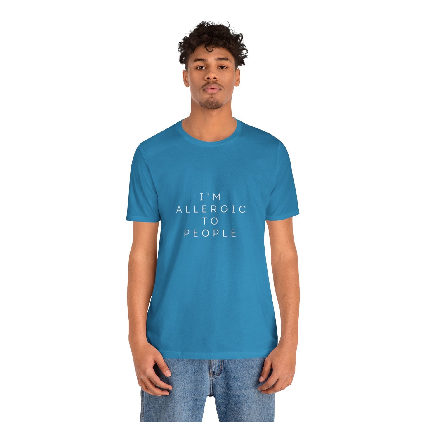 Funny Graphic Tee, Unisex Allergy Humor Shirt, Introvert Gift, Casual Wear, Quirky T-Shirt - Metamorphosis Creations