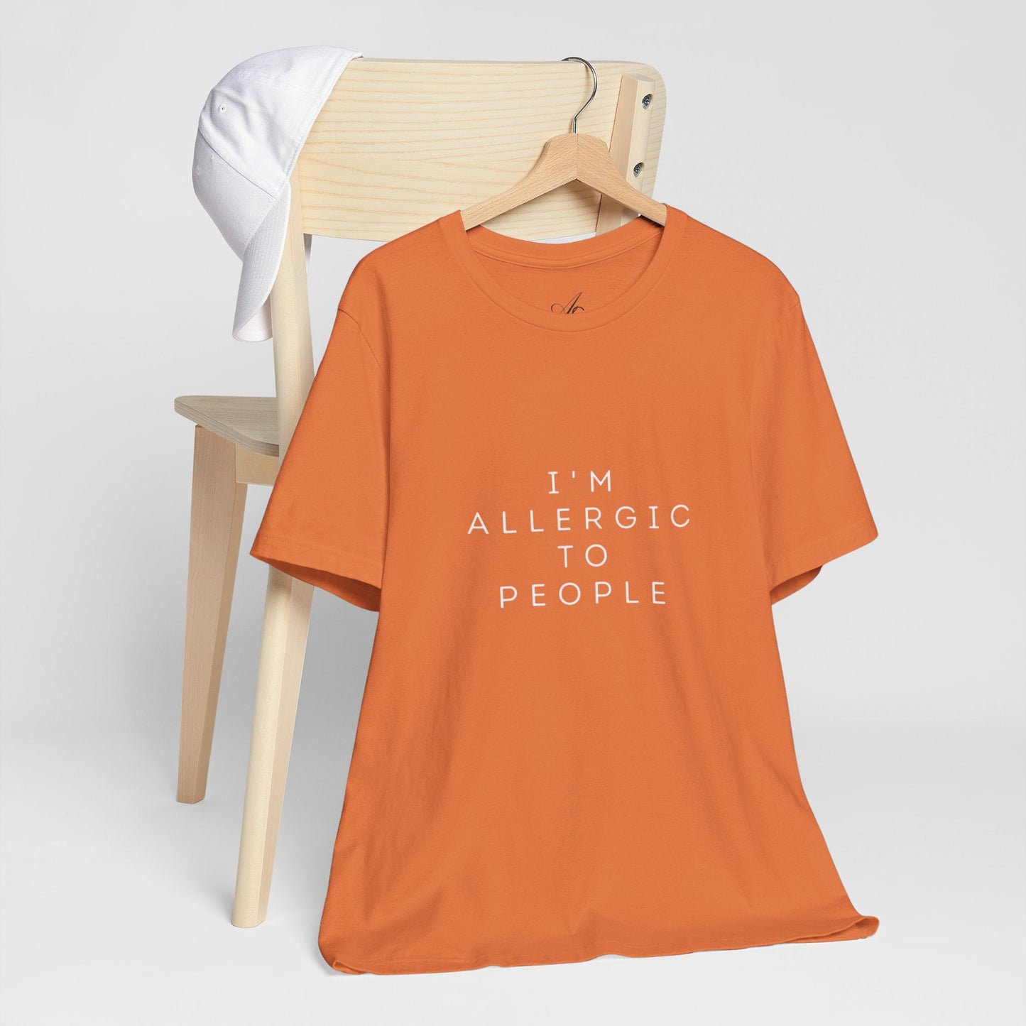 Funny Graphic Tee, Unisex Allergy Humor Shirt, Introvert Gift, Casual Wear, Quirky T-Shirt - Metamorphosis Creations
