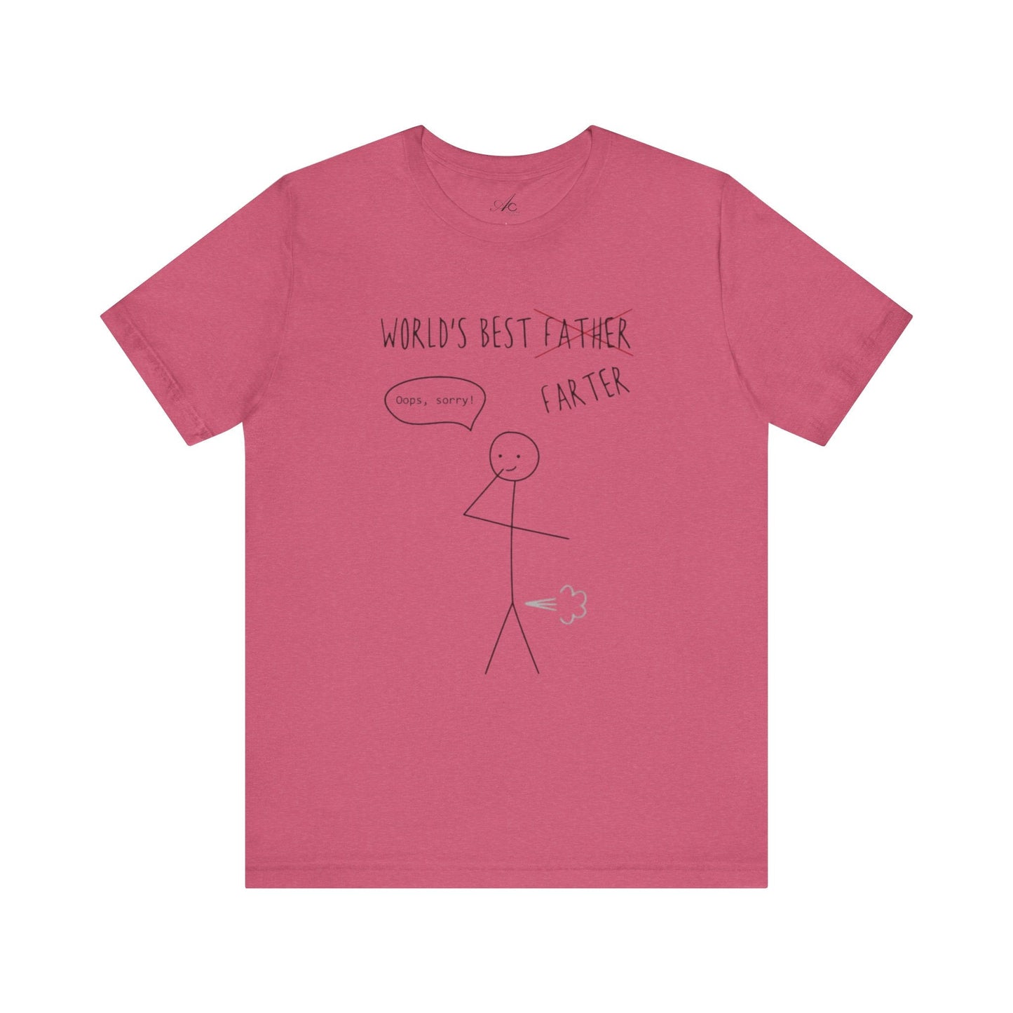 Funny Unisex T-Shirt for Dad, World's Best Farter Tee, Best Dad Ever Shirt, Gift for Father's Day, Dad Humor Apparel - Metamorphosis Creations