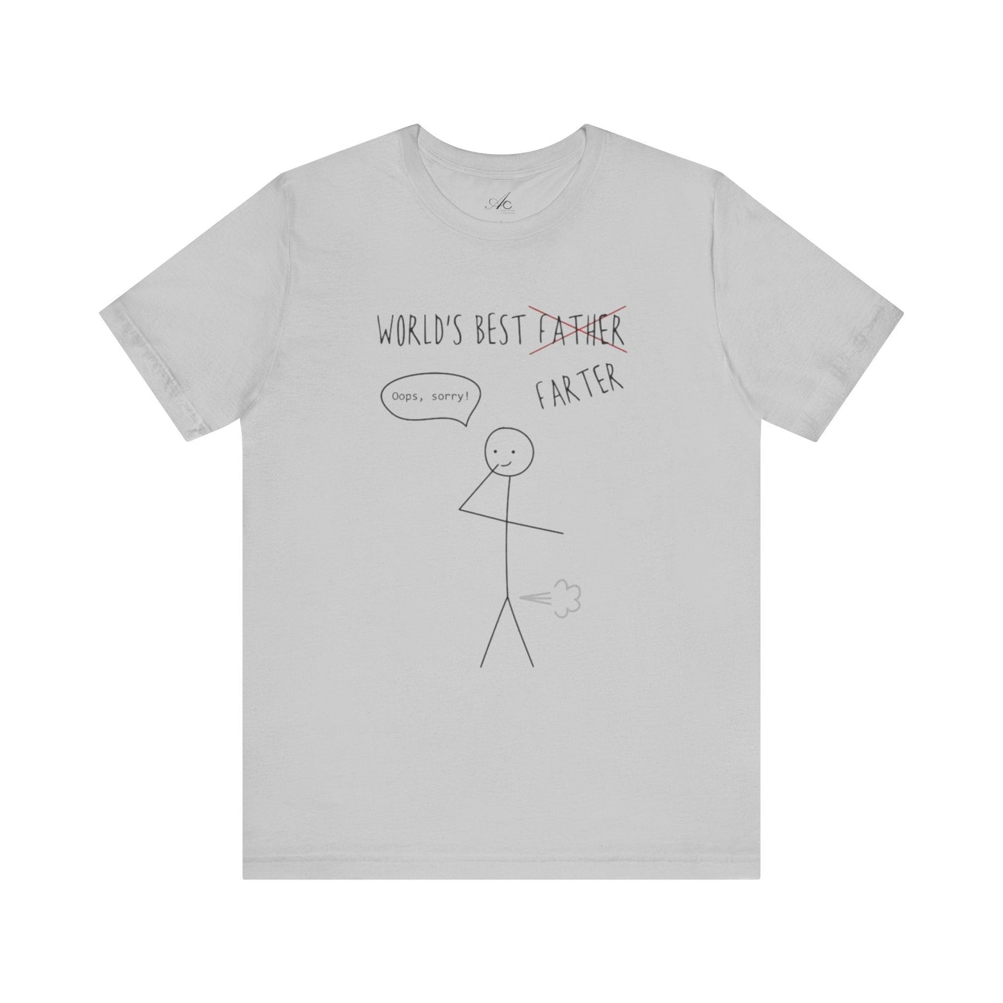 Funny Unisex T-Shirt for Dad, World's Best Farter Tee, Best Dad Ever Shirt, Gift for Father's Day, Dad Humor Apparel - Metamorphosis Creations