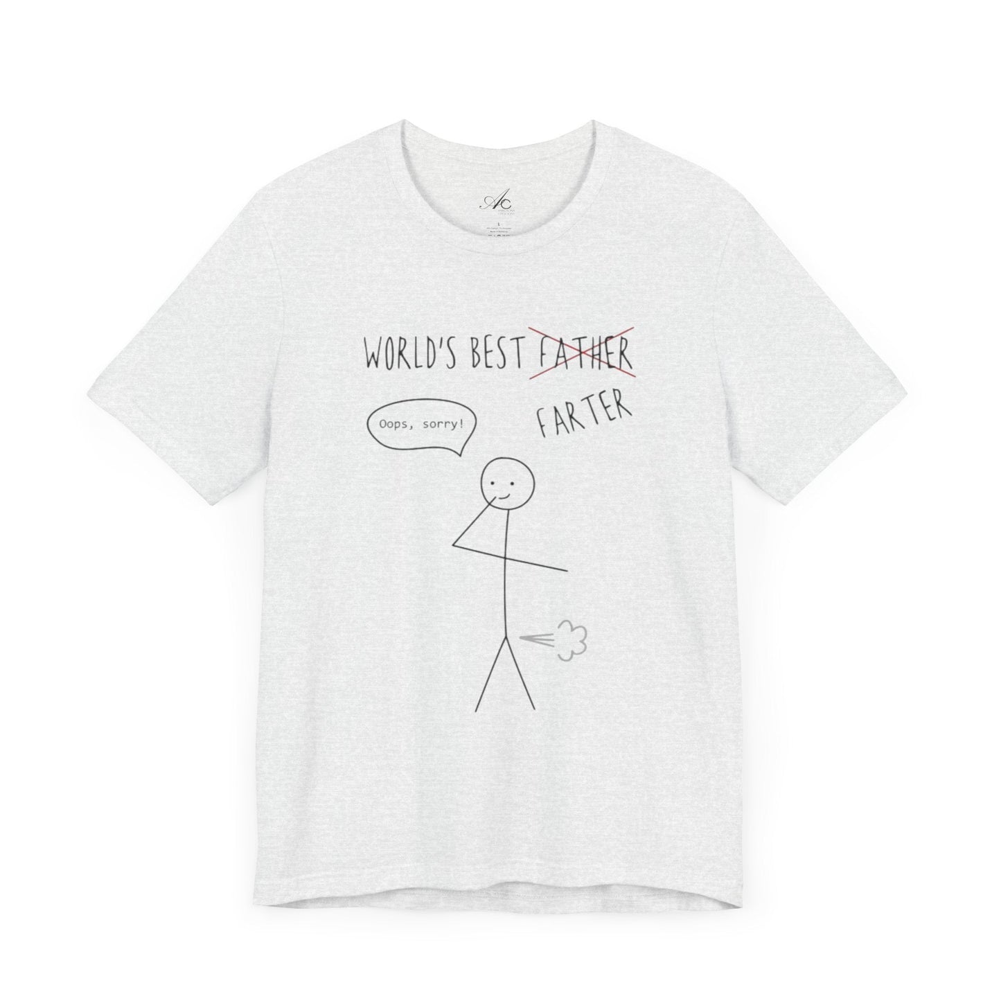 Funny Unisex T-Shirt for Dad, World's Best Farter Tee, Best Dad Ever Shirt, Gift for Father's Day, Dad Humor Apparel - Metamorphosis Creations