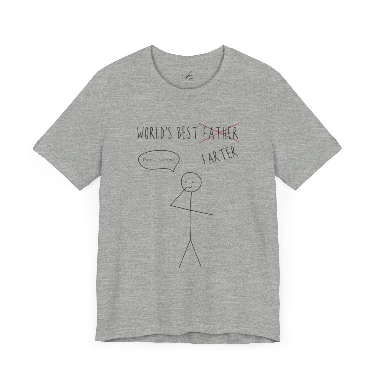 Funny Unisex T-Shirt for Dad, World's Best Farter Tee, Best Dad Ever Shirt, Gift for Father's Day, Dad Humor Apparel - Metamorphosis Creations