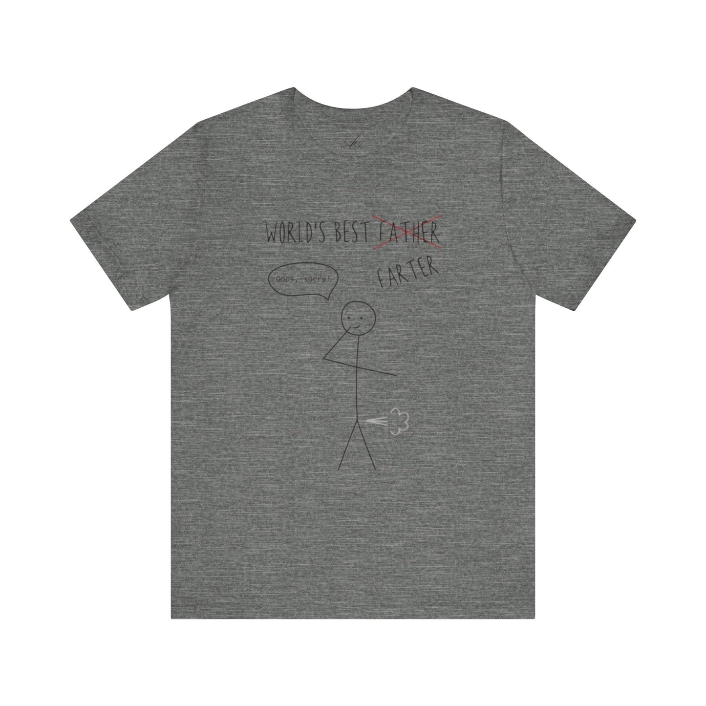 Funny Unisex T-Shirt for Dad, World's Best Farter Tee, Best Dad Ever Shirt, Gift for Father's Day, Dad Humor Apparel - Metamorphosis Creations