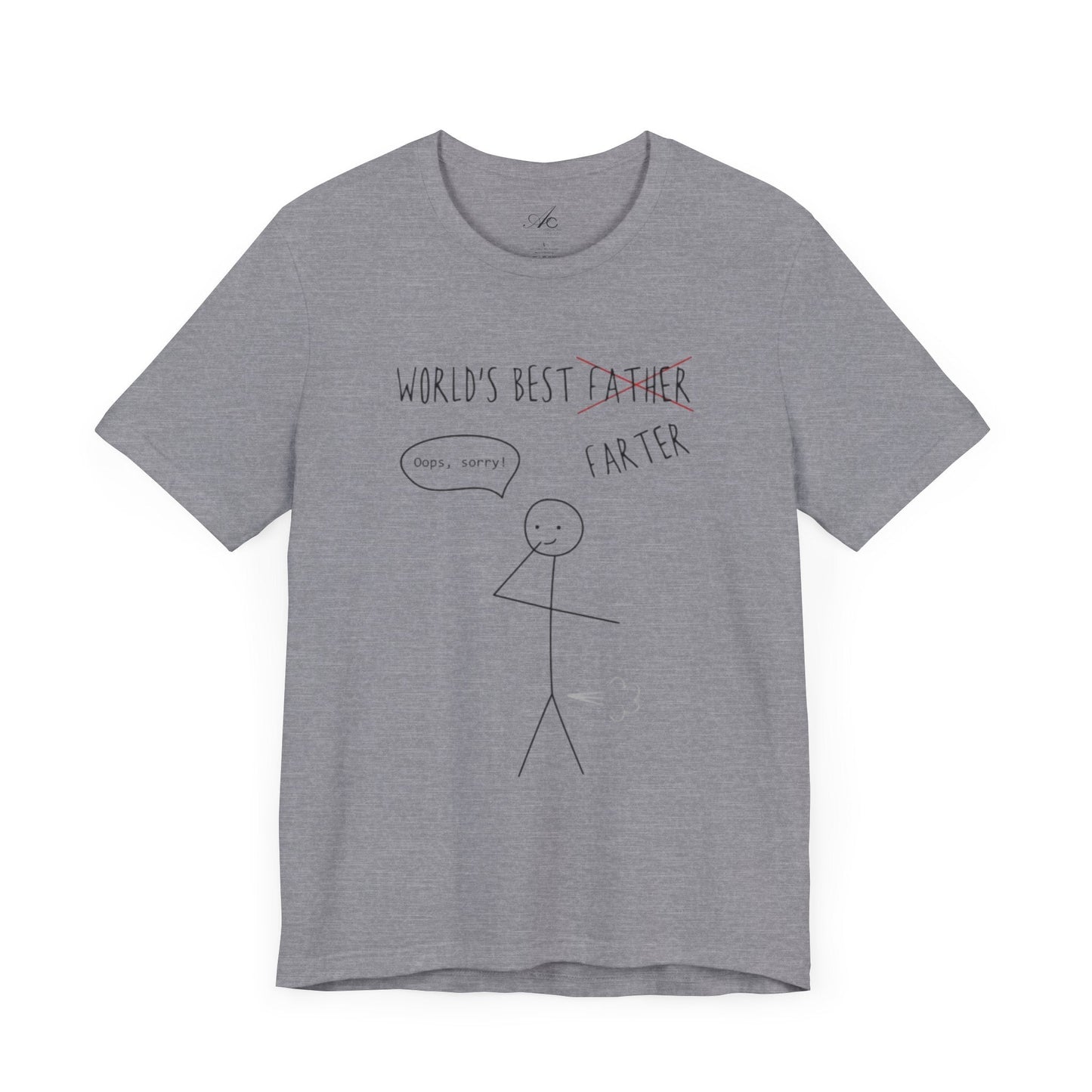 Funny Unisex T-Shirt for Dad, World's Best Farter Tee, Best Dad Ever Shirt, Gift for Father's Day, Dad Humor Apparel - Metamorphosis Creations