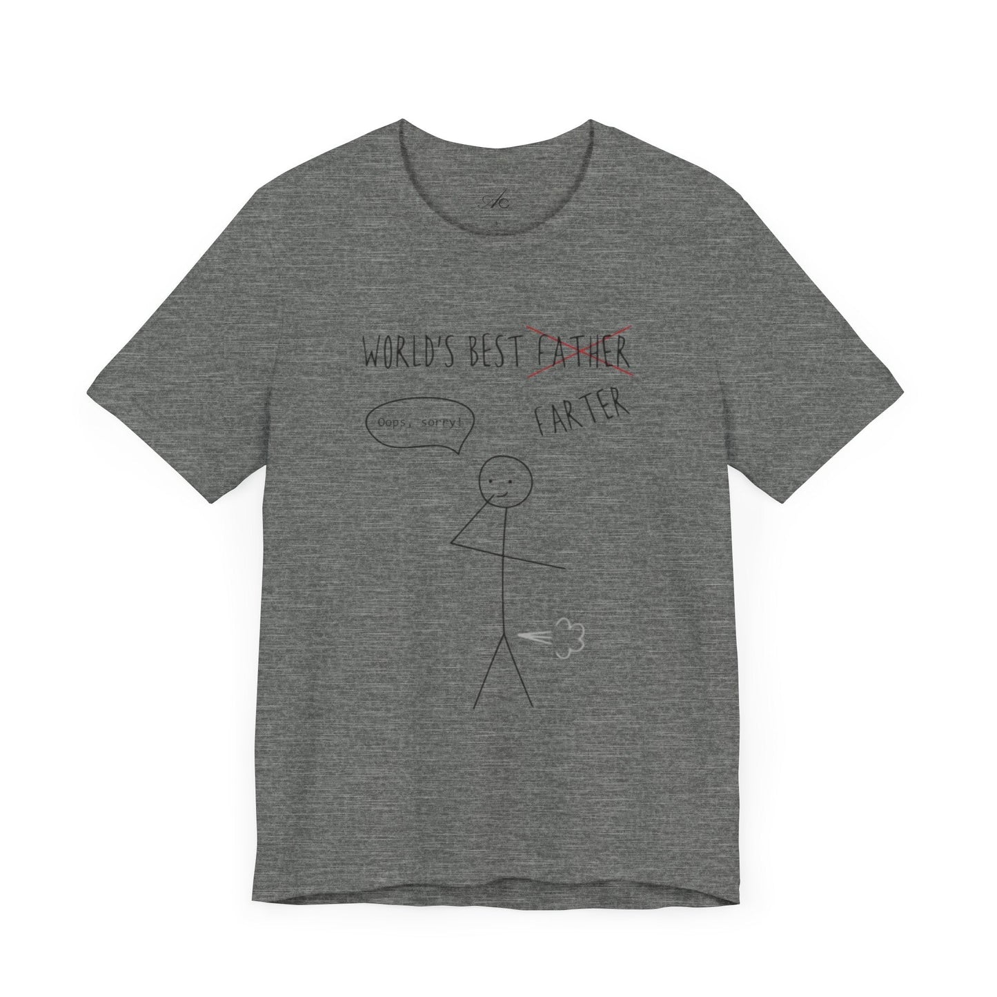 Funny Unisex T-Shirt for Dad, World's Best Farter Tee, Best Dad Ever Shirt, Gift for Father's Day, Dad Humor Apparel - Metamorphosis Creations