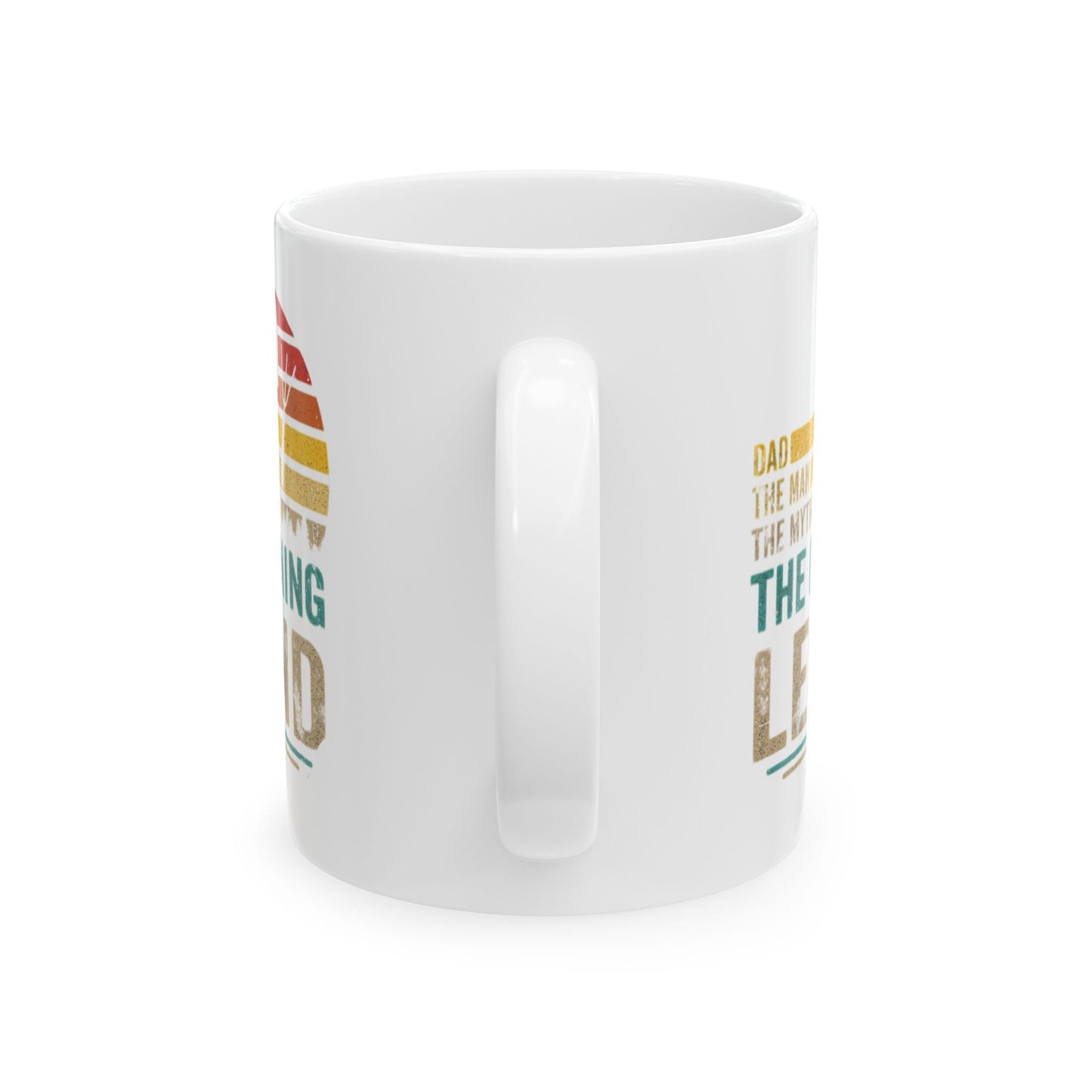 Gardening Legend Ceramic Mug for Dads, Funny Gift for Gardeners, 11oz 15oz Mug, Unique Fathers Day Present, Colorful Coffee Cup - Metamorphosis Creations