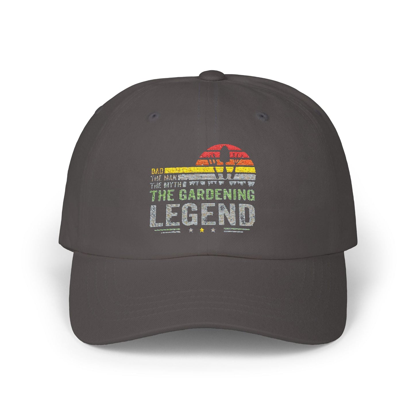 Gardening Legend Dad Cap, Gardening Hat, Summer Accessory, Gift for Dads, Outdoors Cap, Casual Headwear - Metamorphosis Creations