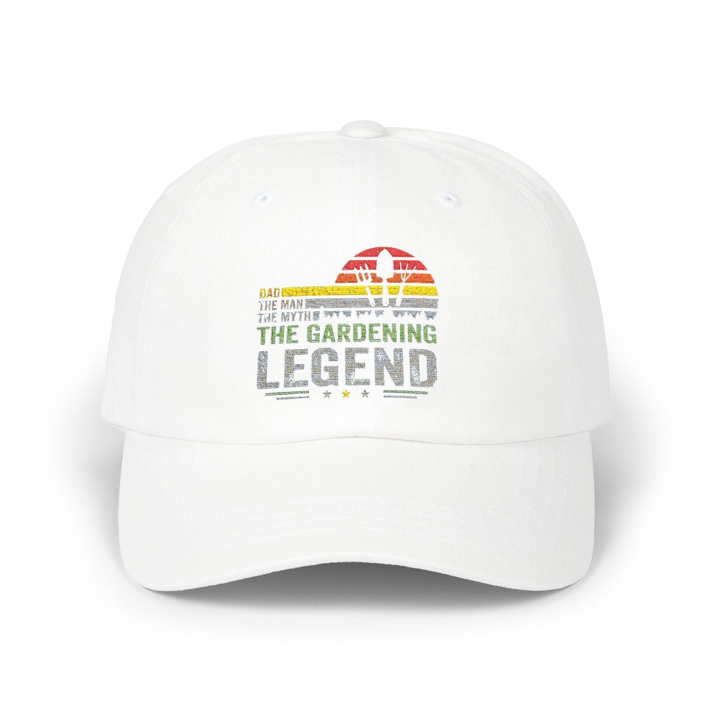 Gardening Legend Dad Cap, Gardening Hat, Summer Accessory, Gift for Dads, Outdoors Cap, Casual Headwear - Metamorphosis Creations