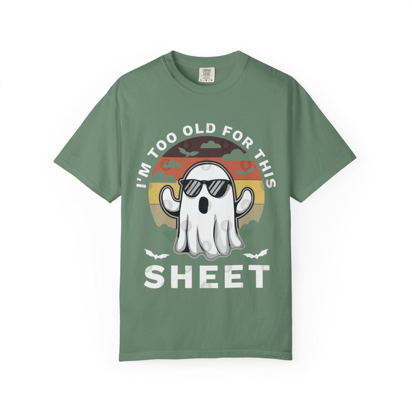 Ghostly Humor Unisex T-Shirt, Relaxed Vintage Tee, Halloween Apparel, Fun Gift, Casual Outfit, Quirky Statement Shirt, Ghost Sheet T-shirt - Metamorphosis Creations