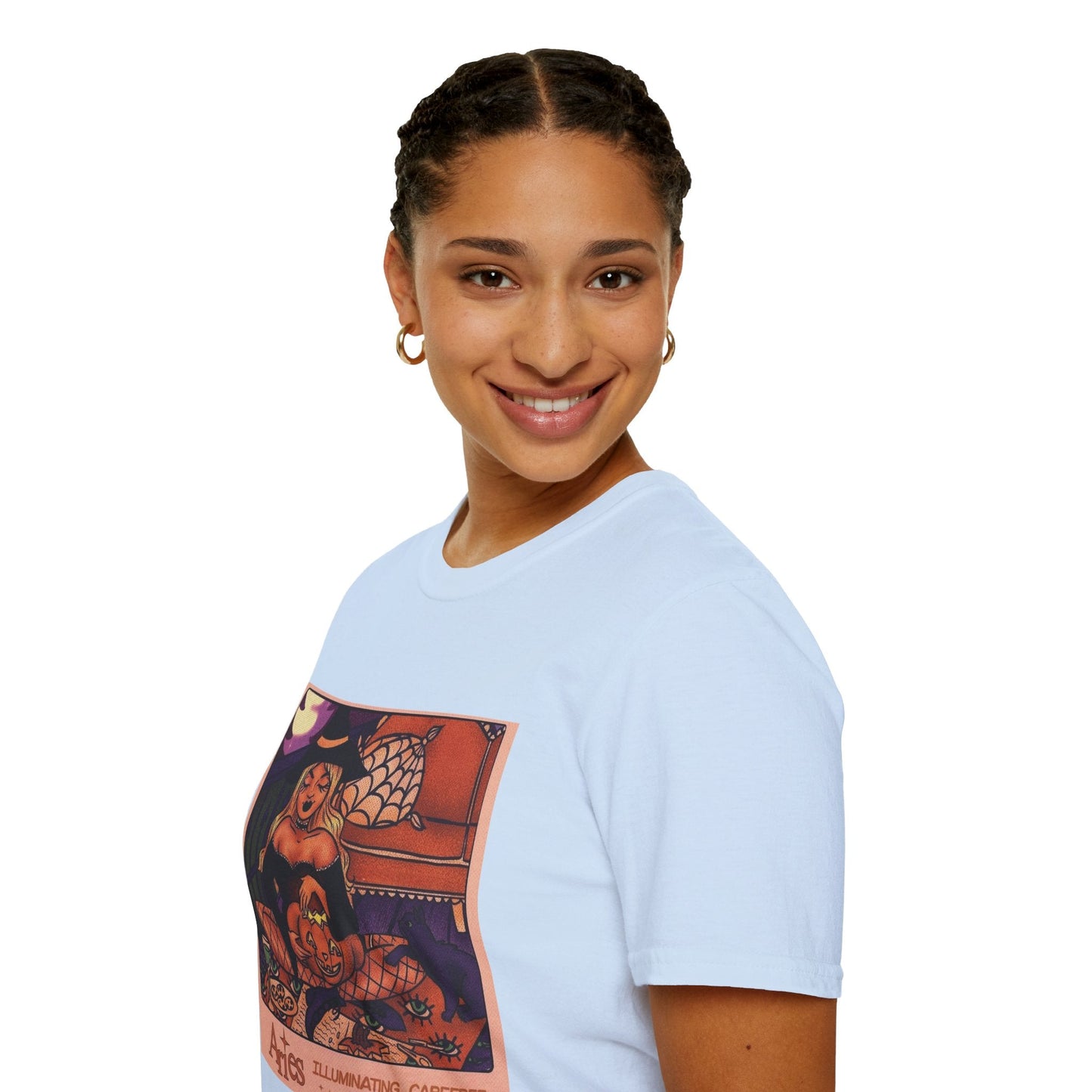 halloween shirt Illuminated Carefree & Optimistic T-Shirt, Halloween Apparel, Unisex Graphic Tee, Cozy Casual Wear, Unique Gift Idea - Metamorphosis Creations