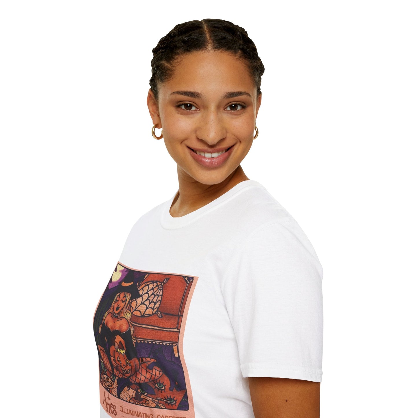 halloween shirt Illuminated Carefree & Optimistic T-Shirt, Halloween Apparel, Unisex Graphic Tee, Cozy Casual Wear, Unique Gift Idea - Metamorphosis Creations