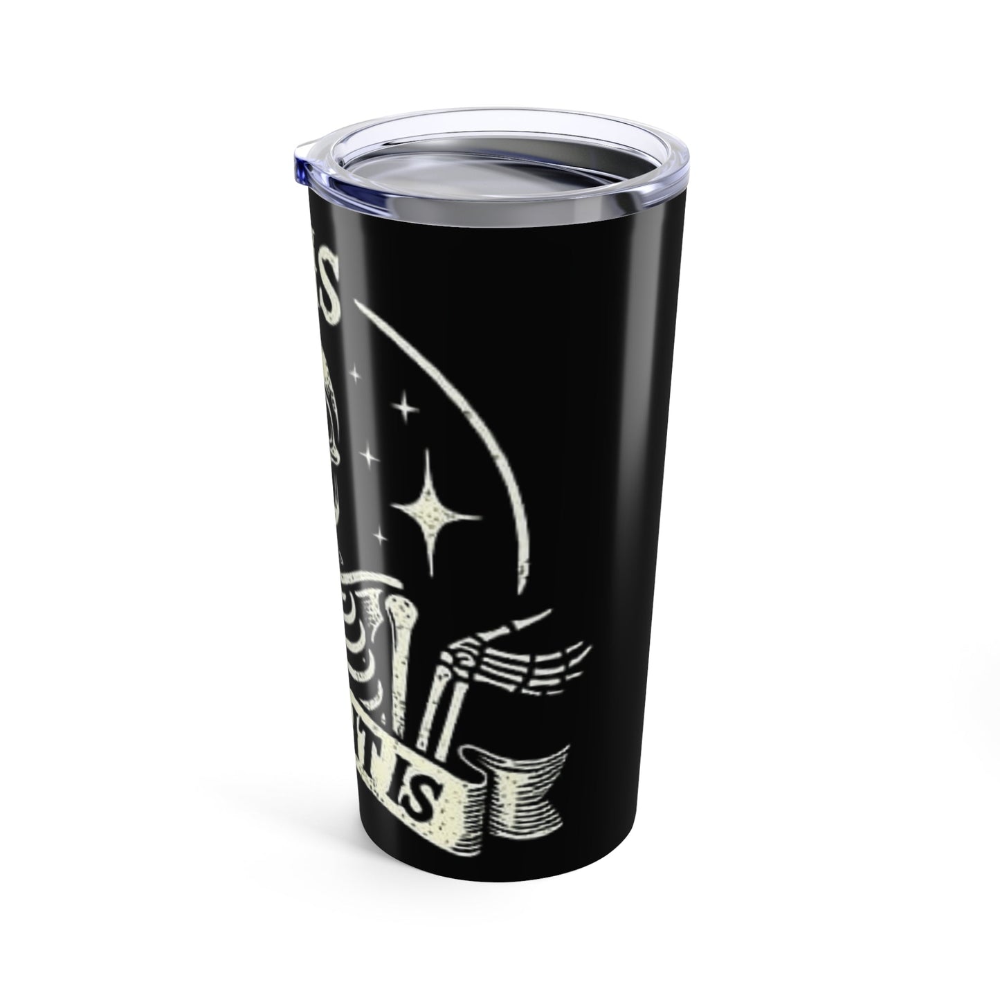 Halloween Travel Skeletal Humor Tumbler, 20oz Insulated Cup, Perfect Gift for Halloween, Coffee Lovers, Travel Mug, Unique Drinkware - Metamorphosis Creations