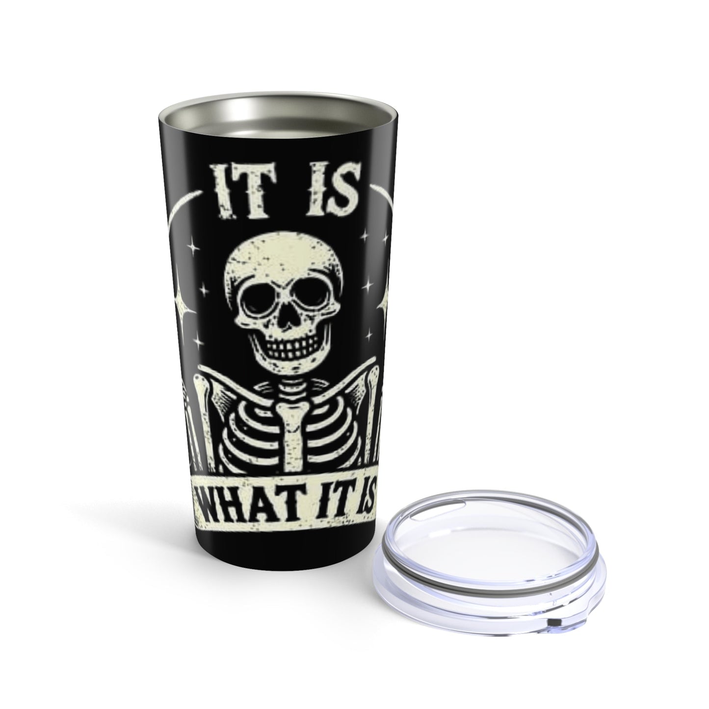 Halloween Travel Skeletal Humor Tumbler, 20oz Insulated Cup, Perfect Gift for Halloween, Coffee Lovers, Travel Mug, Unique Drinkware - Metamorphosis Creations