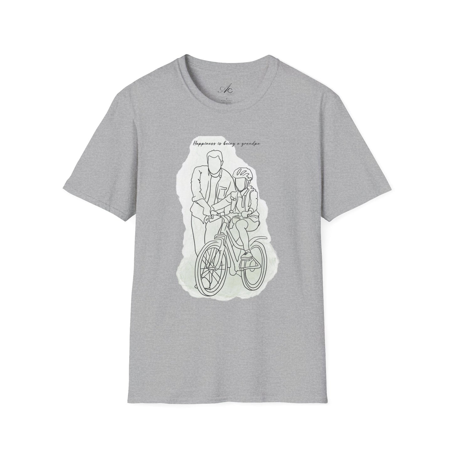 Happiness in Simplicity T-Shirt, Unisex Softstyle Tee, Casual Wear, Gift for Cyclists, Inspirational Quote Shirt, Summer Fashion - Metamorphosis Creations
