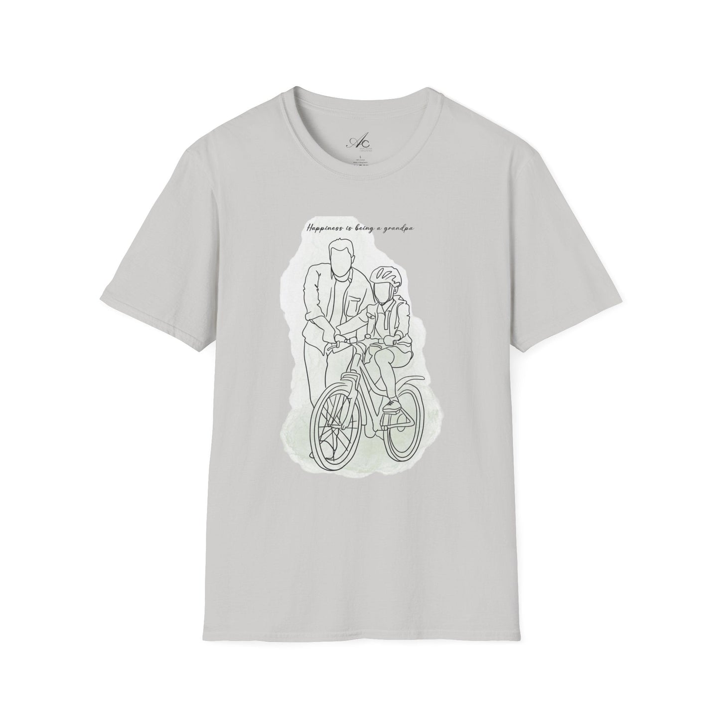 Happiness in Simplicity T-Shirt, Unisex Softstyle Tee, Casual Wear, Gift for Cyclists, Inspirational Quote Shirt, Summer Fashion - Metamorphosis Creations