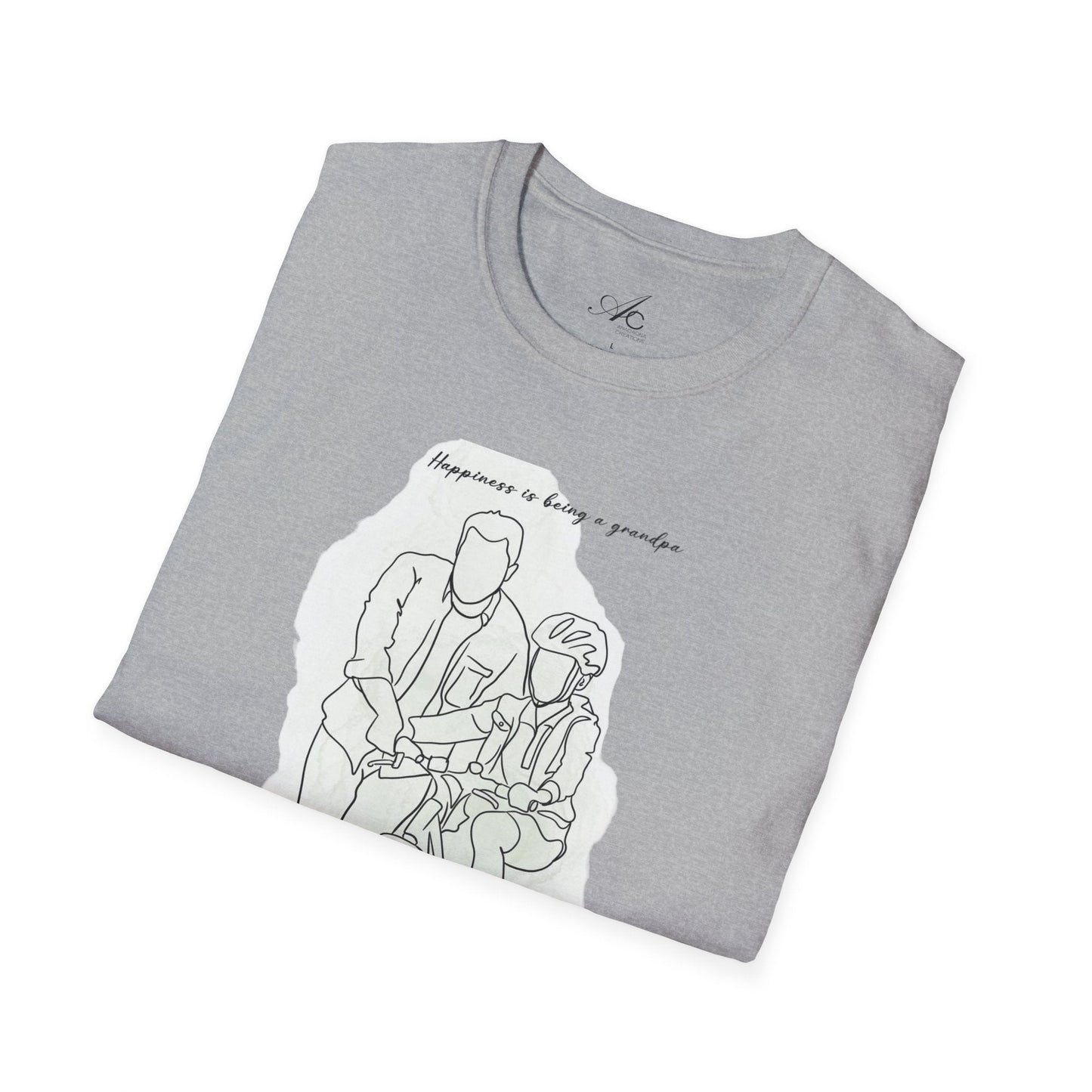 Happiness in Simplicity T-Shirt, Unisex Softstyle Tee, Casual Wear, Gift for Cyclists, Inspirational Quote Shirt, Summer Fashion - Metamorphosis Creations