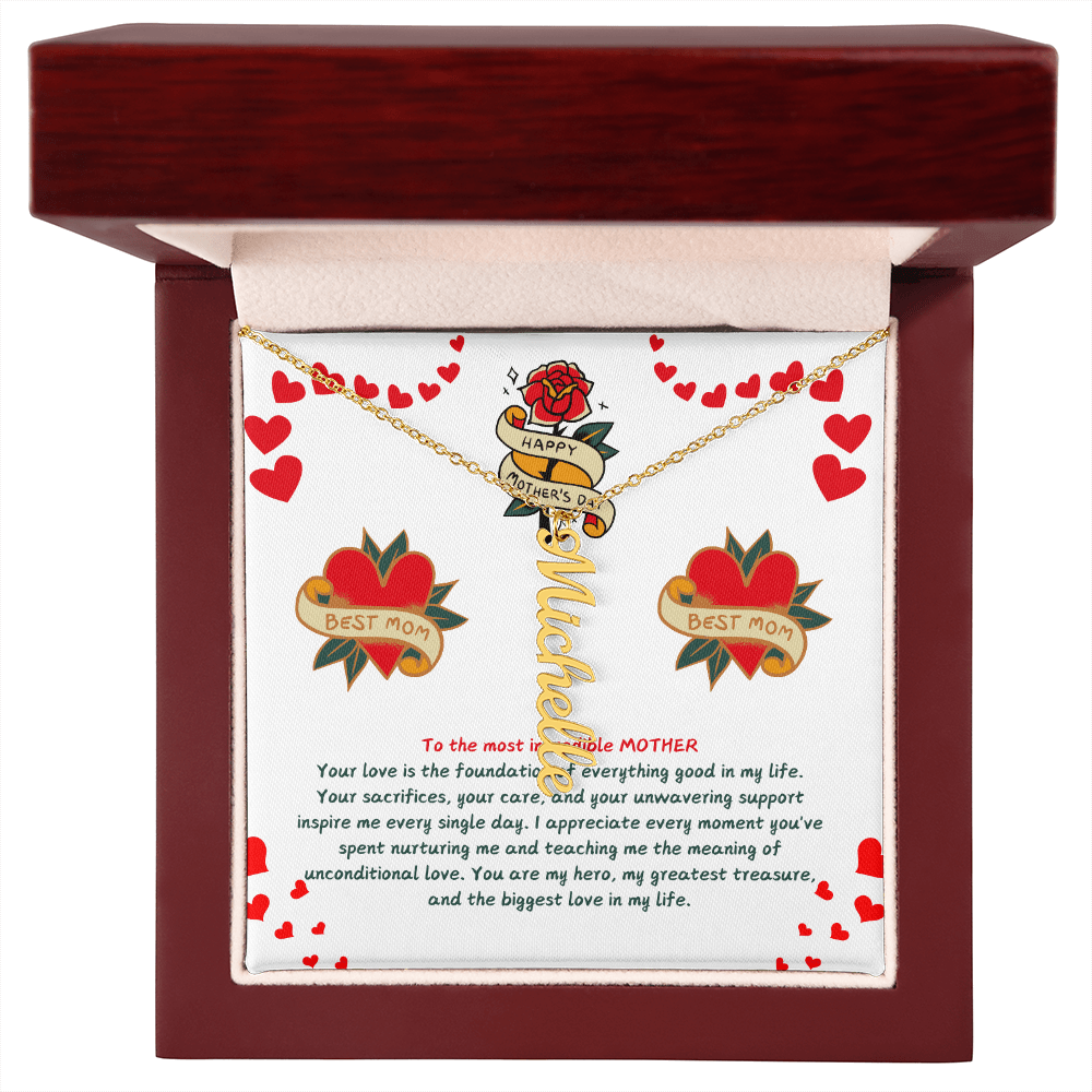 "Happy Mother's Day, Mom. There aren't enough words to express how much you mean to me. - Metamorphosis Creations