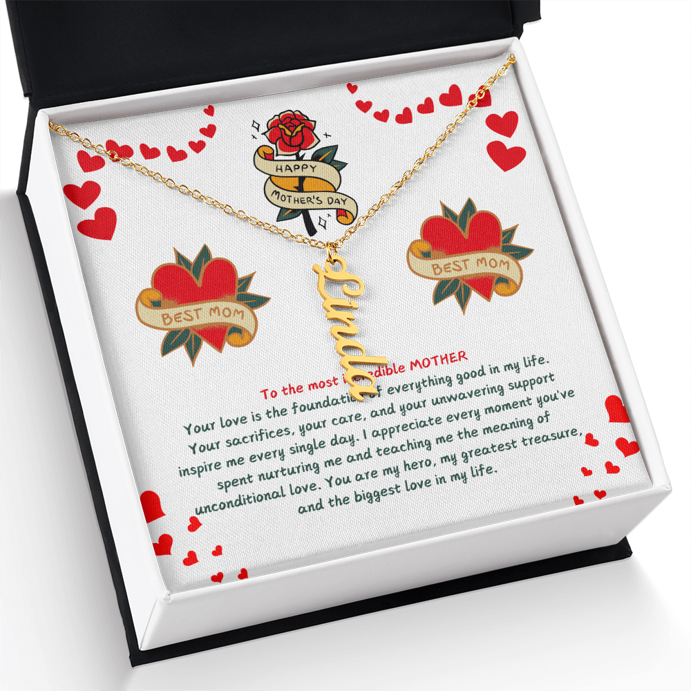 "Happy Mother's Day, Mom. There aren't enough words to express how much you mean to me. - Metamorphosis Creations