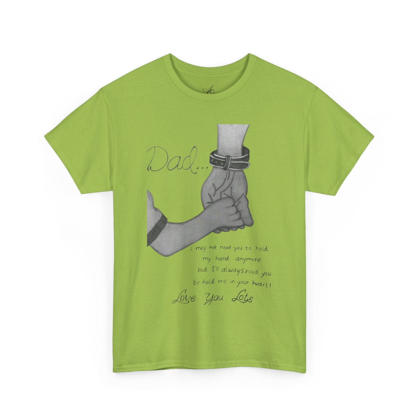 Heartfelt Dad Tee, Perfect Gift for Father's Day, Casual Wear, Family Bonding, Unisex Cotton Shirt, Thoughtful Keepsake - Metamorphosis Creations