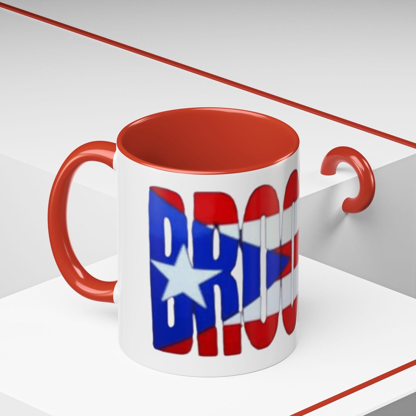 Herencia de Puerto Rico Mug Patriotic Accent Coffee Mug | Unique Gift for Freedom Lovers, 4th of July, Independence Day, Home Decor, Coffee Lover's Cup - Metamorphosis Creations