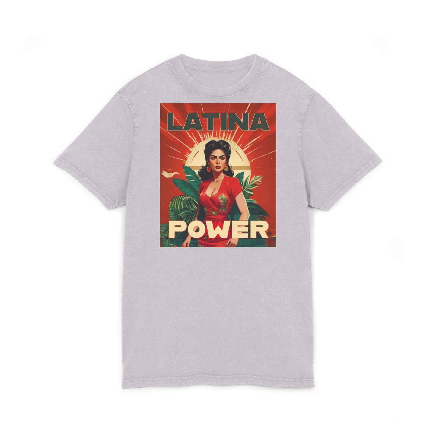 Latina Power Acid Washed Tee | Vintage Inspired Graphic Tee, Women's Empowerment Shirt, Legalize It Fashion, Gift for Her - Metamorphosis Creations