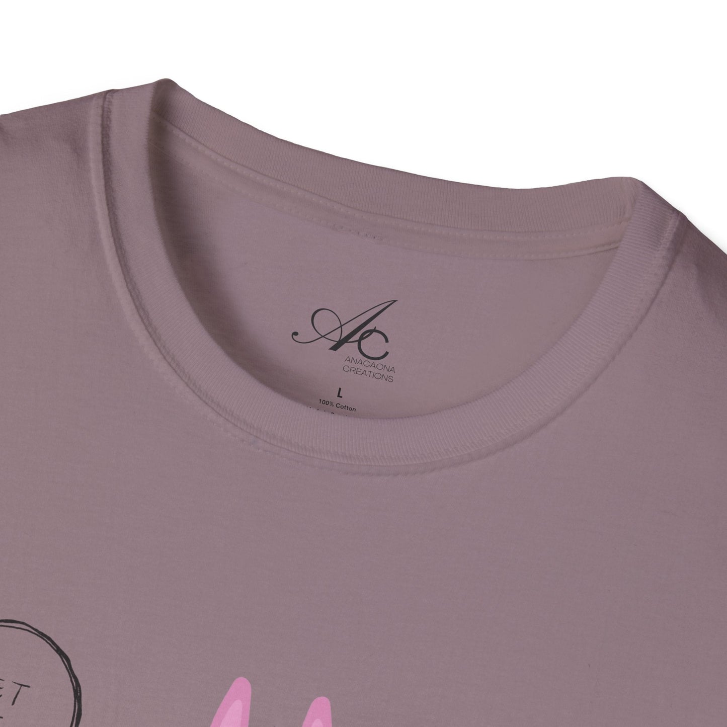 ✨ Let your outfit reflect your inner peace. Meditating Bunny T-Shirt, Softstyle Tee for Relaxation, Chill Vibes Apparel, Perfect Gift for Yoga Lovers, Cute Animal Graphic Tee - Metamorphosis Creations