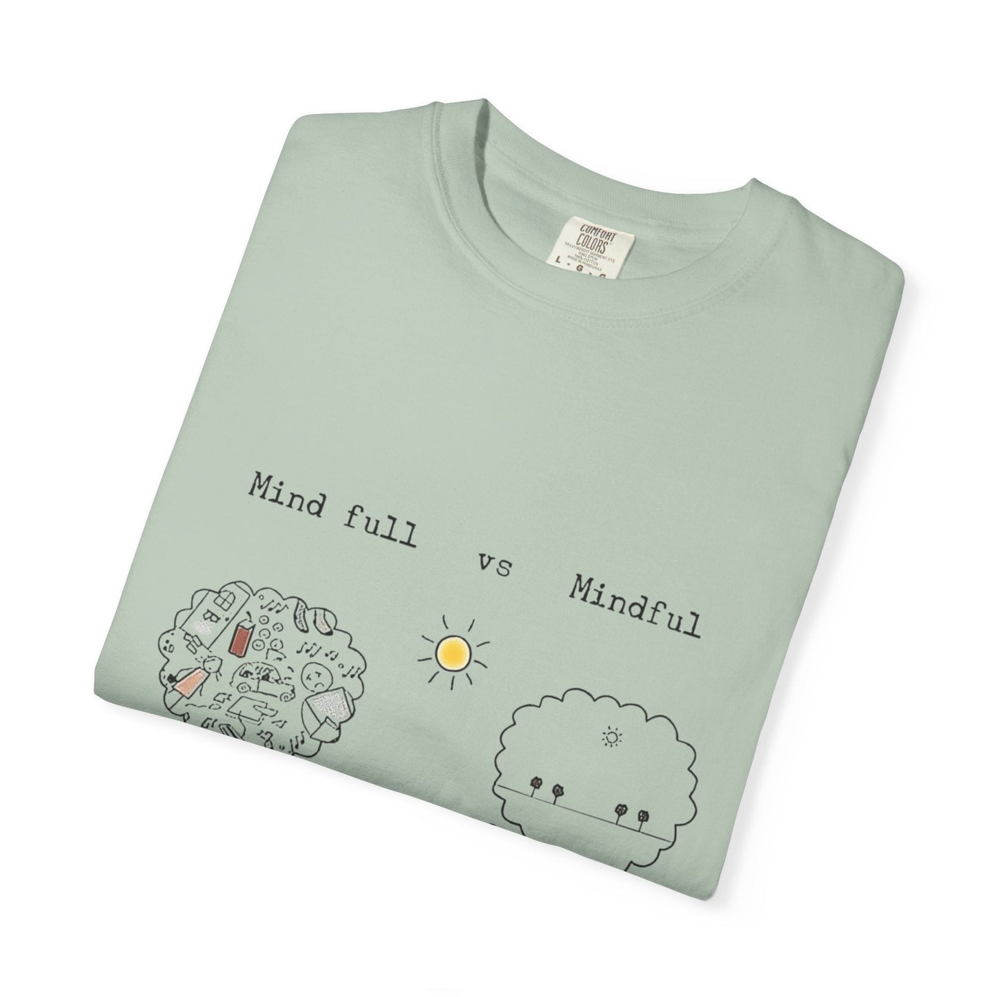 Let your outfit reflect your inner peace. Mindful Living T-Shirt Unisex Tee for Mindfulness, Self - Care, Gift for Yogis, Relaxed Vibe, - Metamorphosis Creations