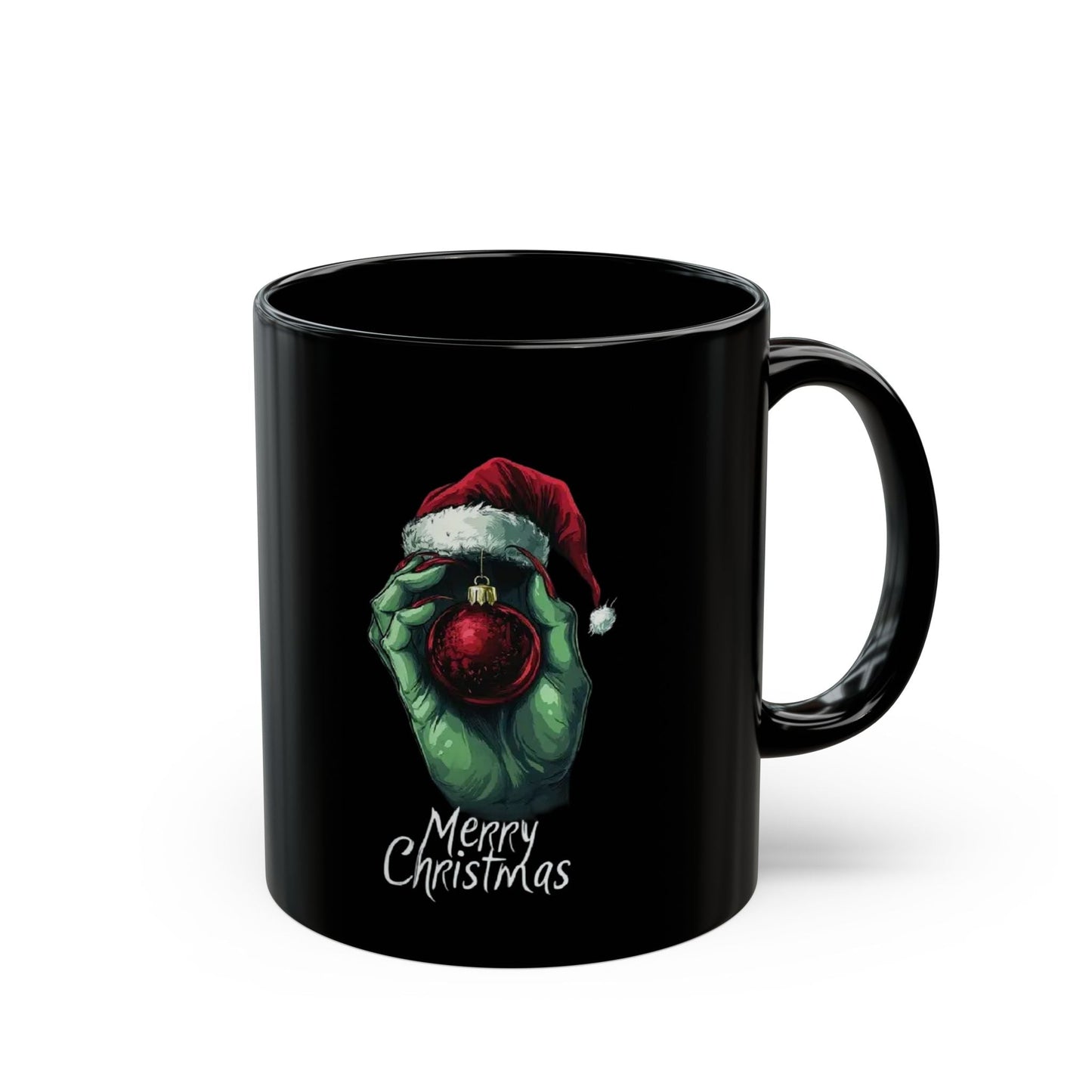 Merry Christmas Grinch Mug, Funny Holiday Coffee Cup, Festive Gifts for Him/Her, Stocking Stuffers, Winter Hot Chocolate Mug - Metamorphosis Creations