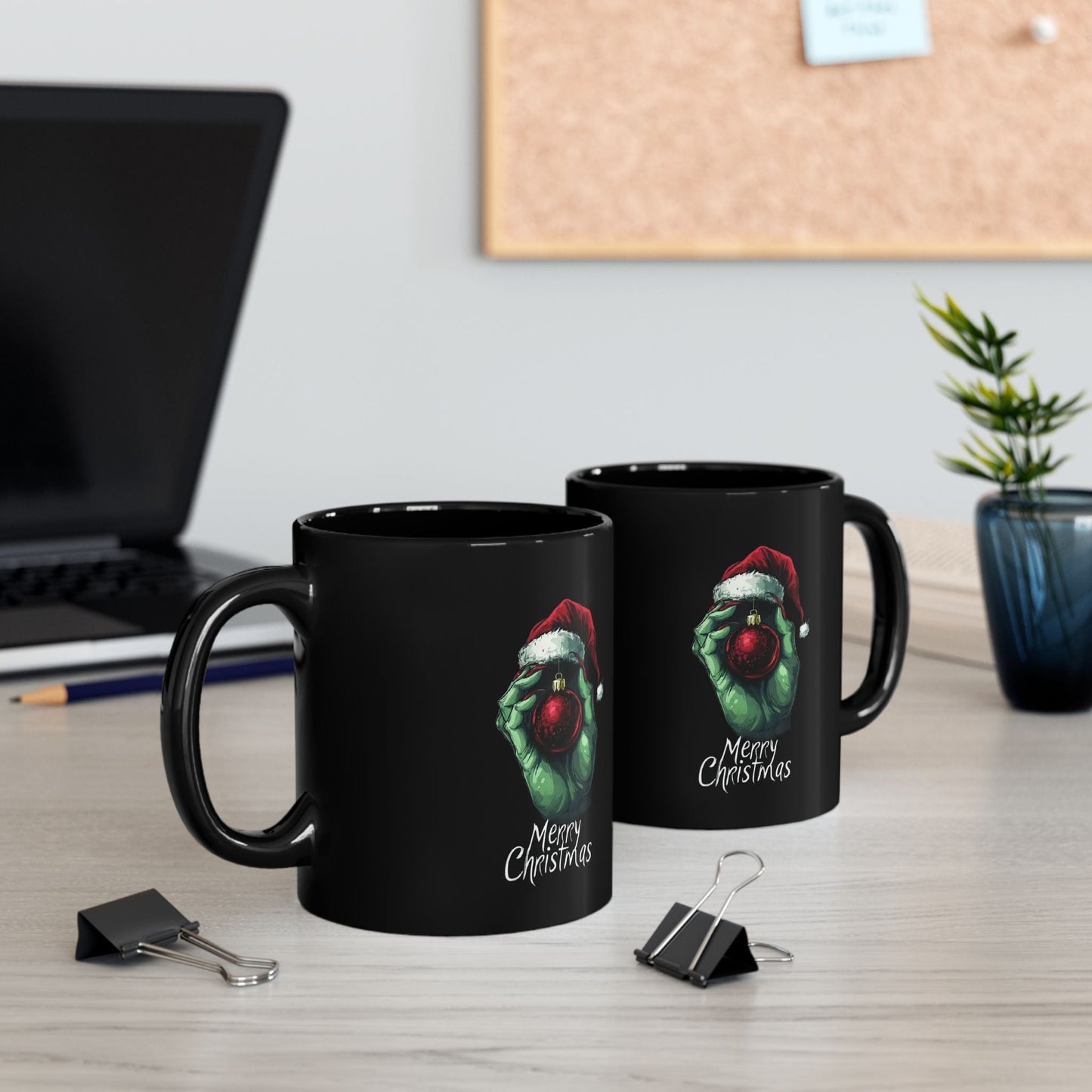 Merry Christmas Grinch Mug, Funny Holiday Coffee Cup, Festive Gifts for Him/Her, Stocking Stuffers, Winter Hot Chocolate Mug - Metamorphosis Creations