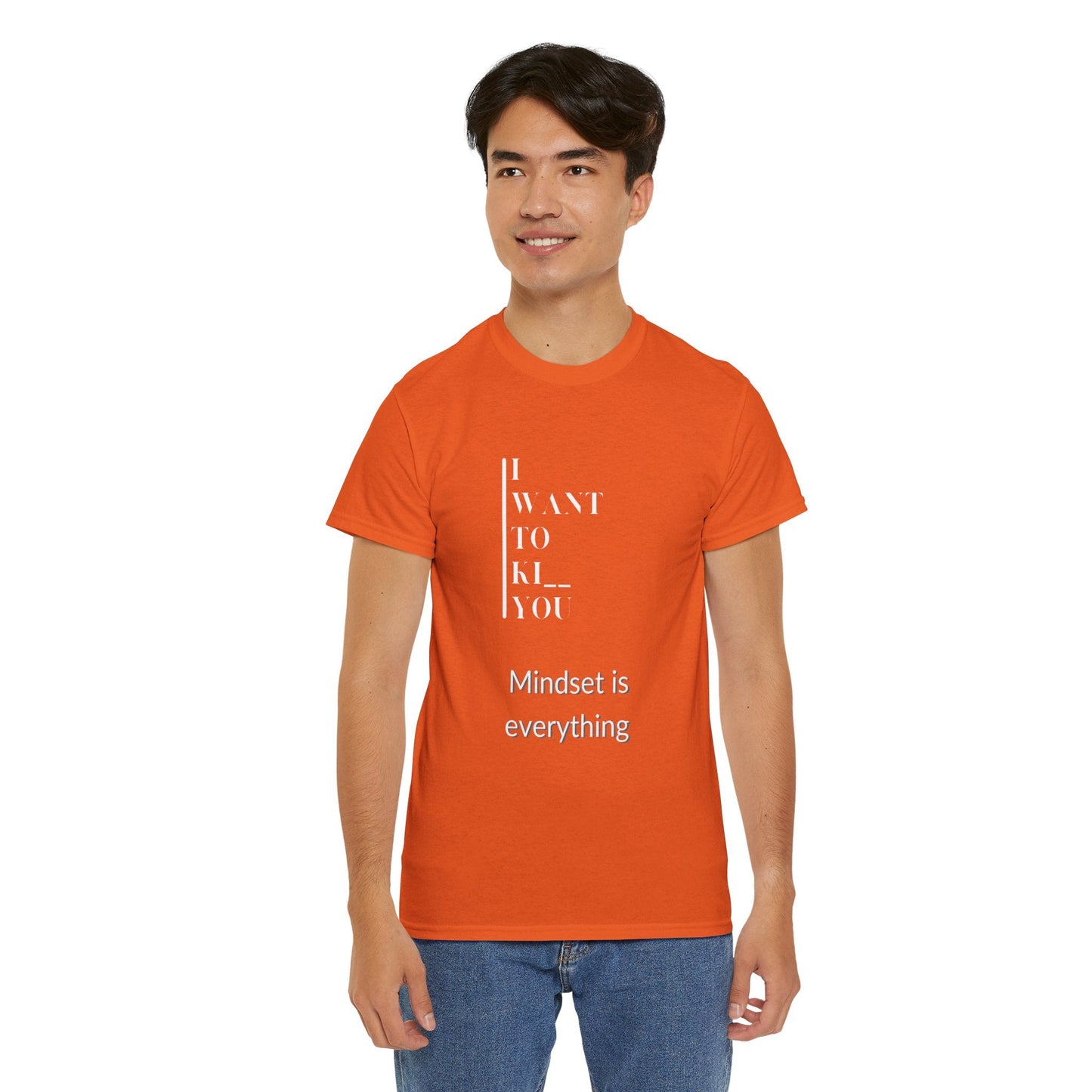 Mindset is Everything Unisex Heavy Cotton Tee, Motivational Shirt, Casual Wear, Gift for Friends, Inspirational Apparel, Everyday Motivation - Metamorphosis Creations